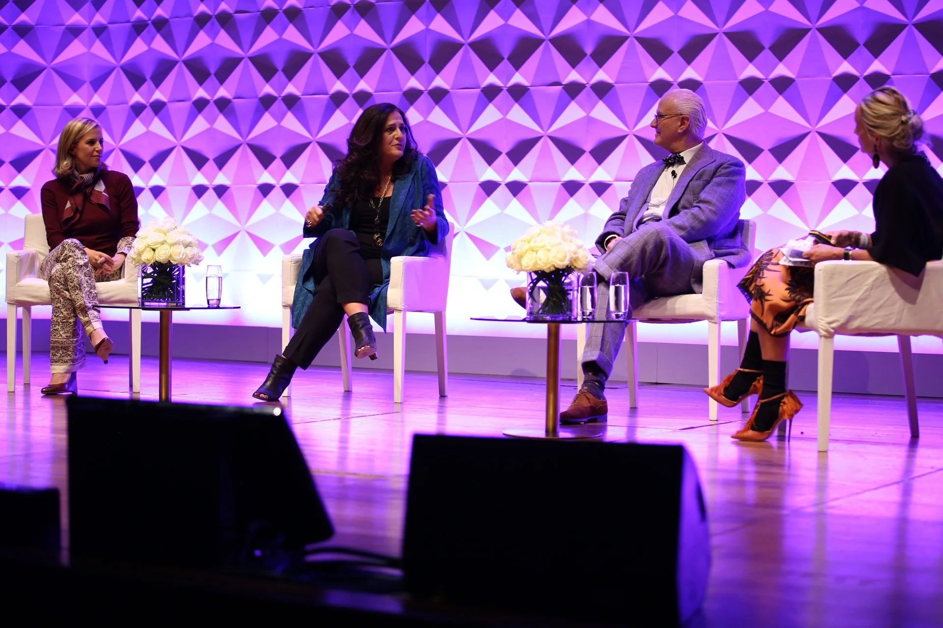 Tory Burch, Angela Missoni and Manolo Blahnik