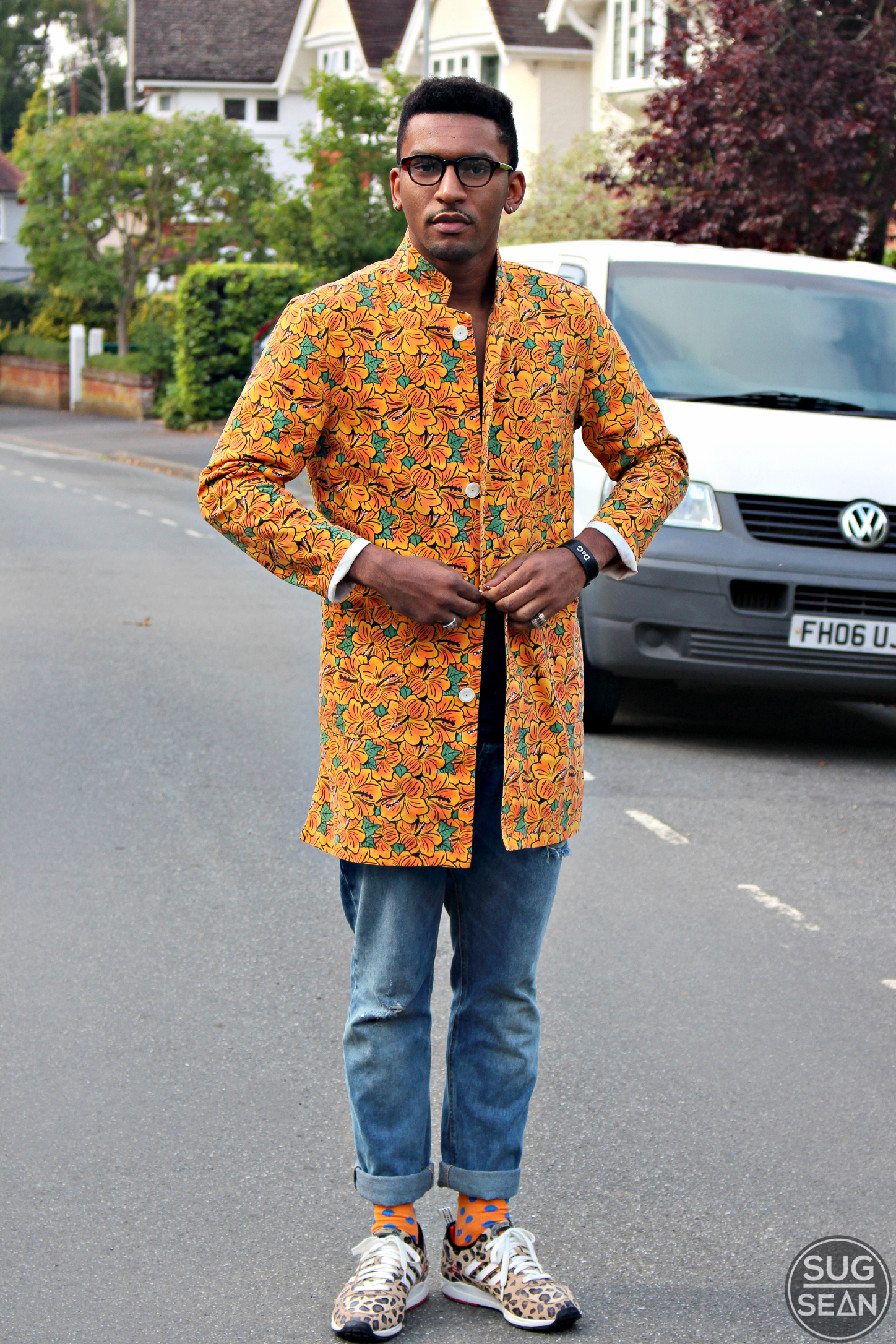 Floral Persuasion With My Vanishing Elephants Coat