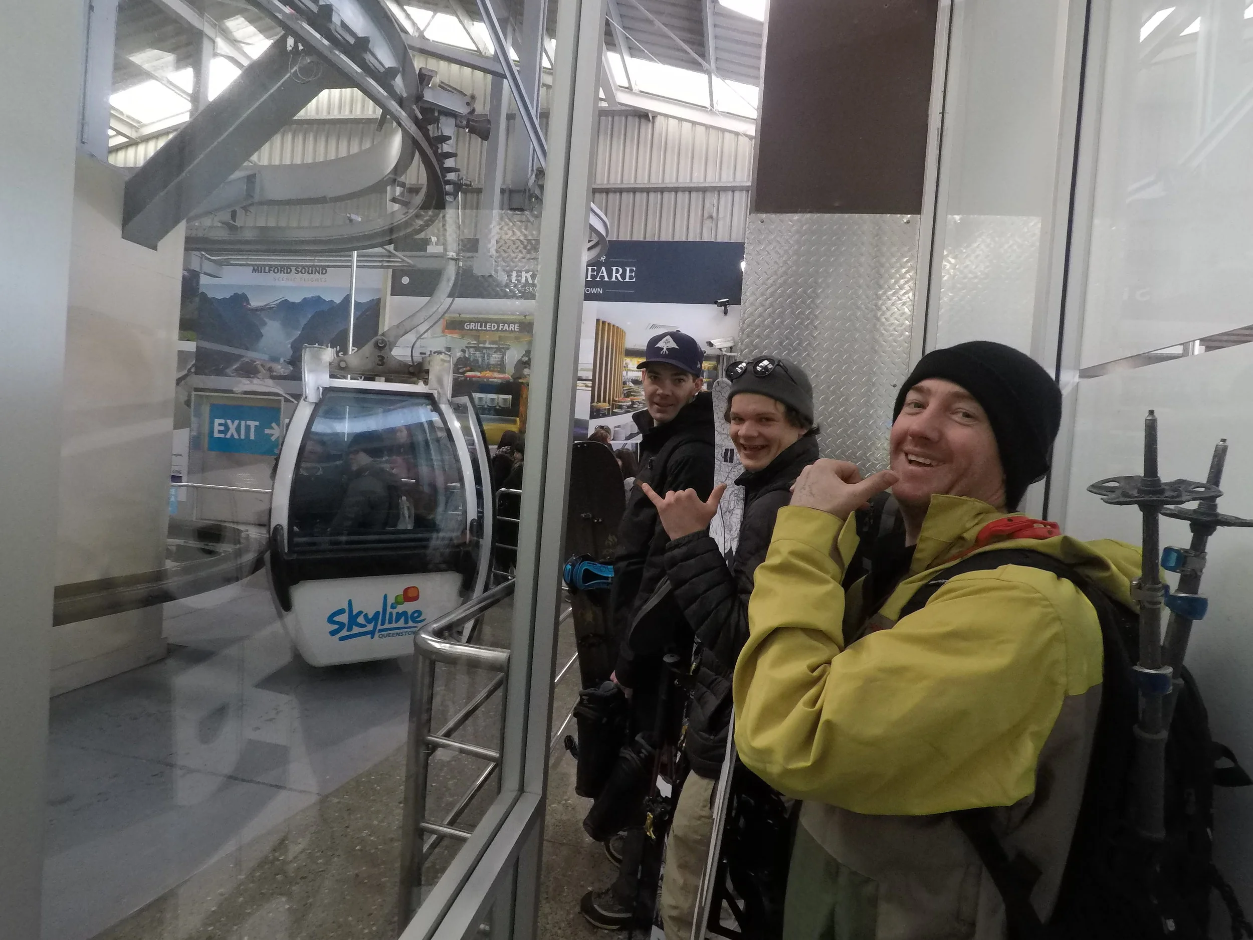 A quick vertical rise of 450 meters using Skyline's gondola&nbsp;