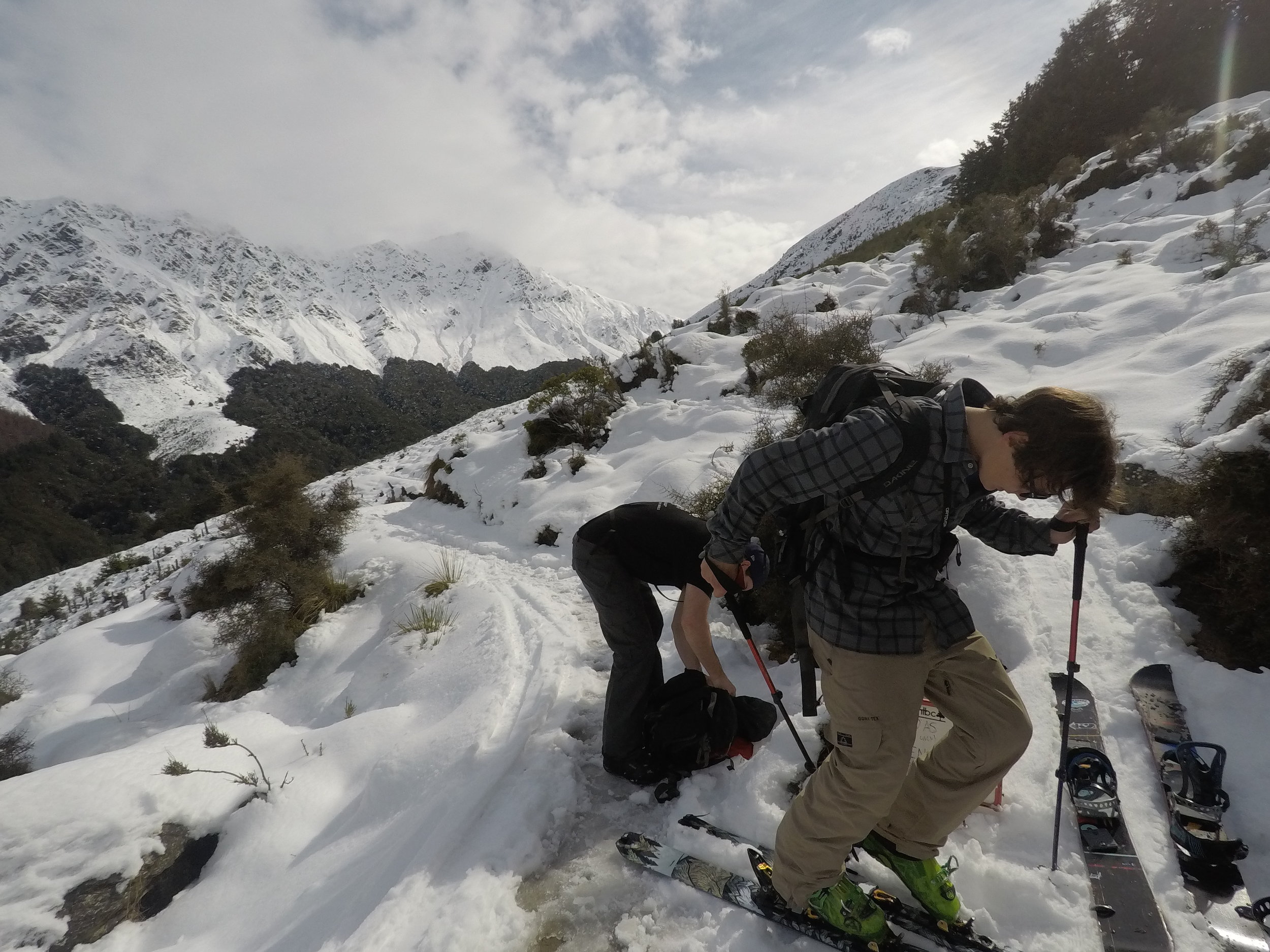 Skins poles and a split transition... Don't forget to turn on your trancever!&nbsp;