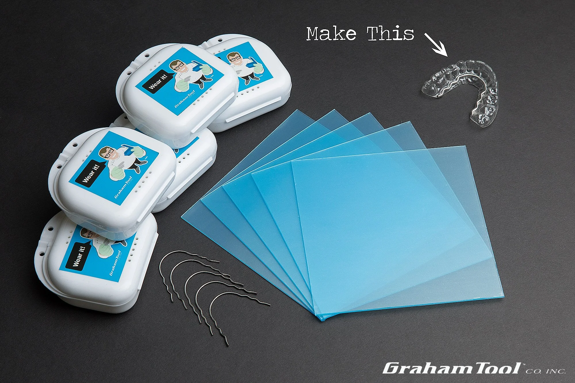 Wire Reinforcing Bars For Dental Vacuum Formed Retainers, aka Invisible Orthodontic Retainer with Wire