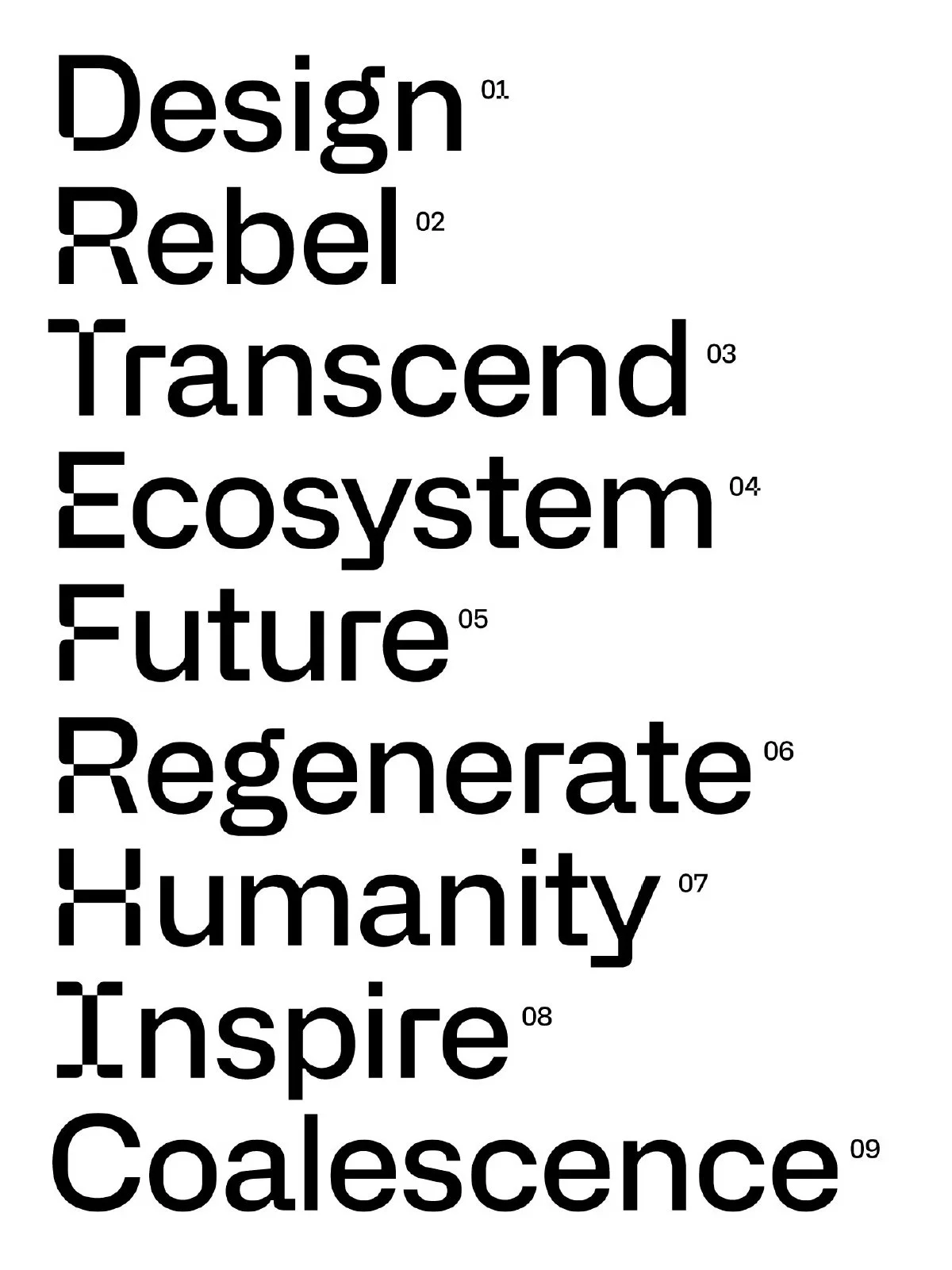 RegenAlliance custom font x RegenDesigners