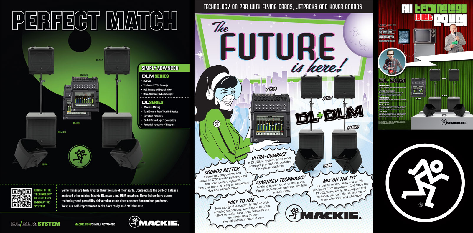 Mackie - Ads for Mackie's DL/DLM Series