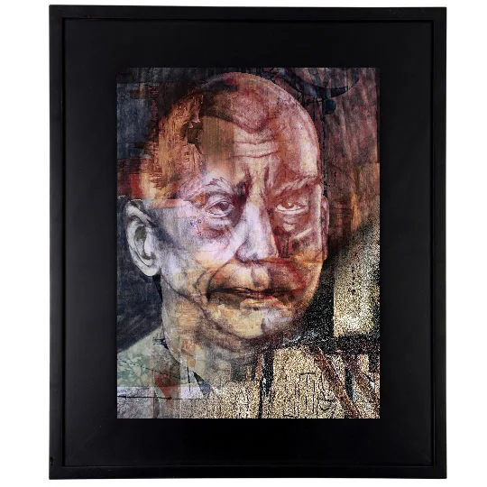 12"x16" War Torn Billy Hides Needles In His Arms