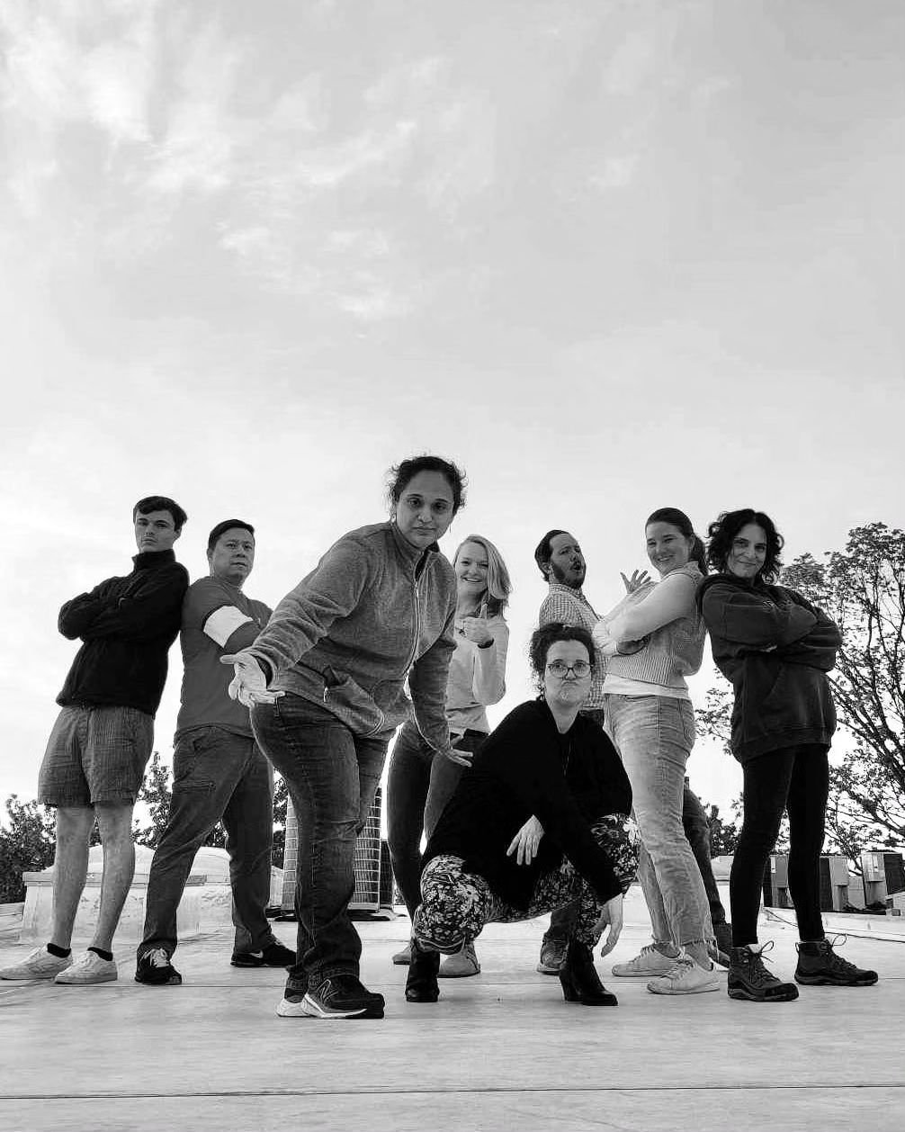 That time we made an album cover. #DCAcappella #rooftop #BackstreetVibes #Rehearsal