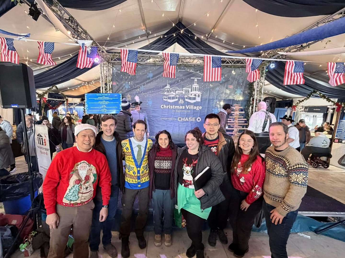 What an amazing way to end the year: we loved singing at the Baltimore Christmas Village this past weekend. We hope your holidays are merry and bright, and can&rsquo;t wait to sing for you all in 2026!

#supremechord #dcacappella #baltimorechristmasv