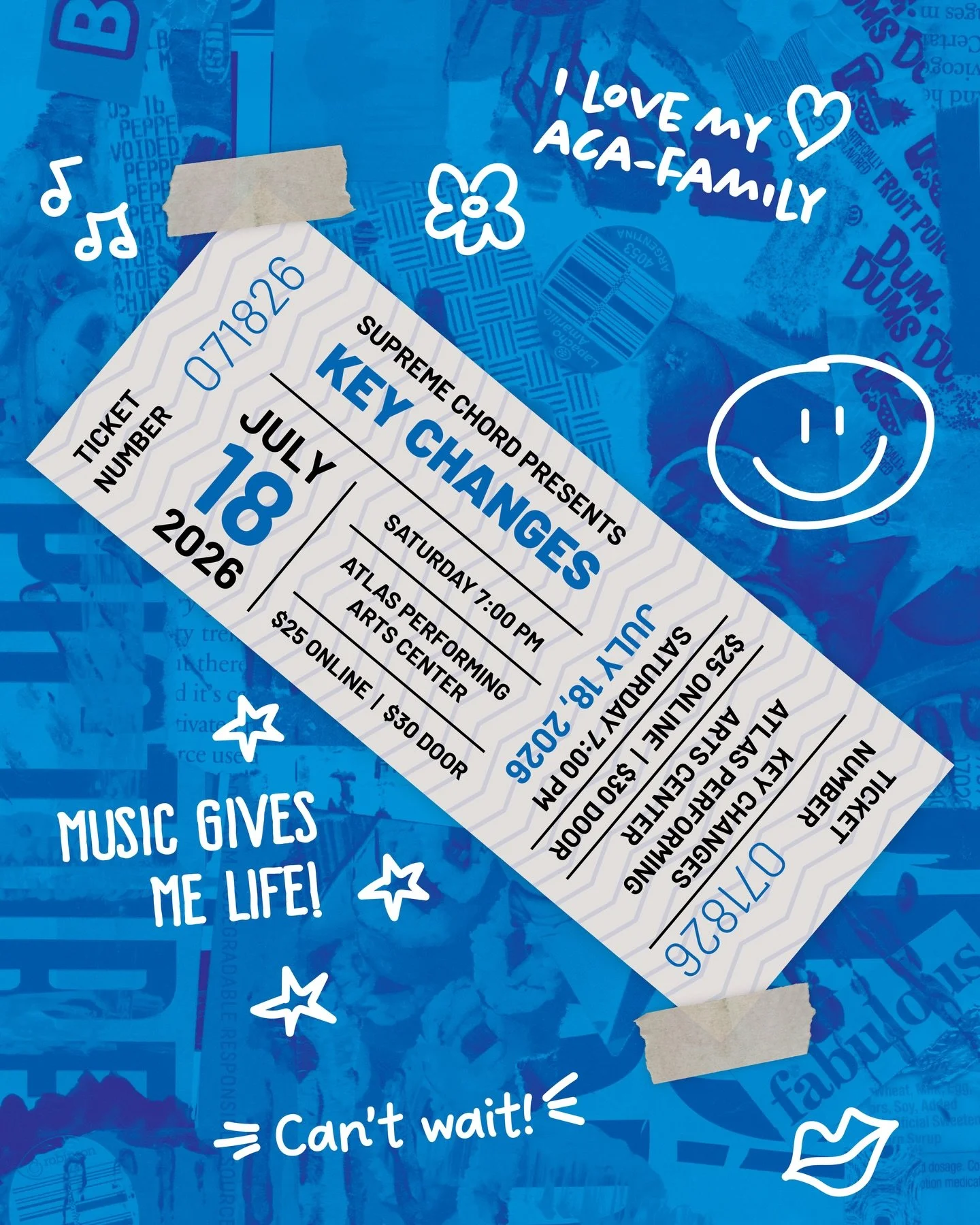 Save the date and get your tickets! Supreme Chord is turning 18 this year, and we&rsquo;re hosting a concert on July 18 to celebrate. Follow along as we get ready for this milestone performance!

Find tickets at the link in our bio, and save $5 with 