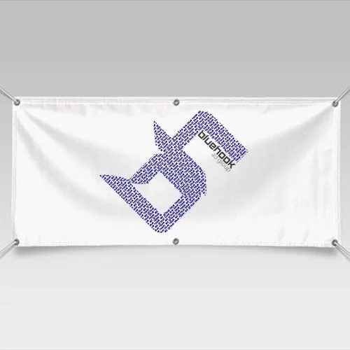 Promo Signage Blue Hook Ad Group