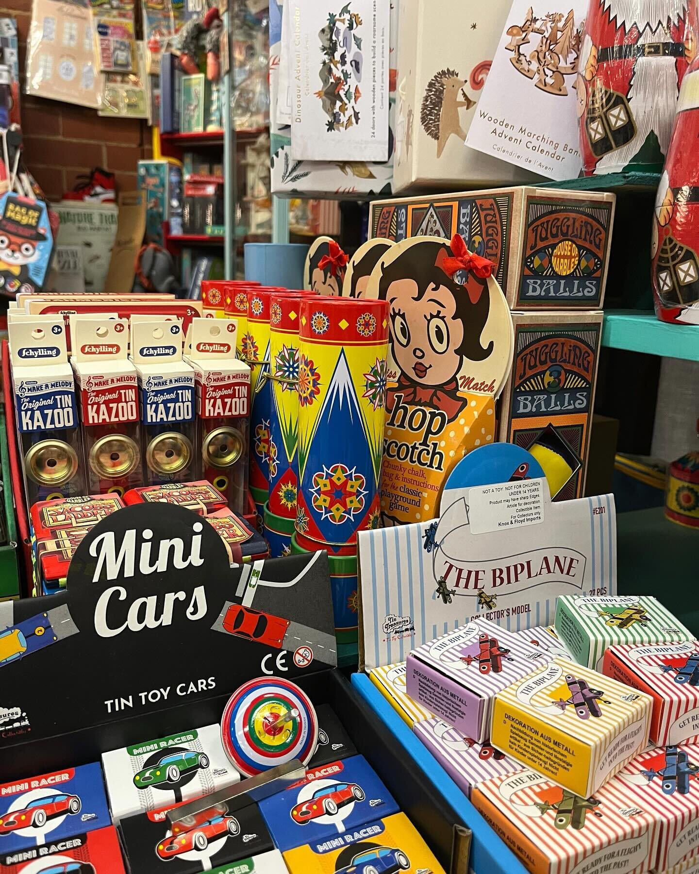 Check out the amazing selection of mini tin toy cars and minis tin toy biplanes at The Vintage Toy Box! These nostalgic toys are priced at just $4.95, making them a great deal. 

You can find The Vintage Toy Box within Dirty Janes Canberra, a special