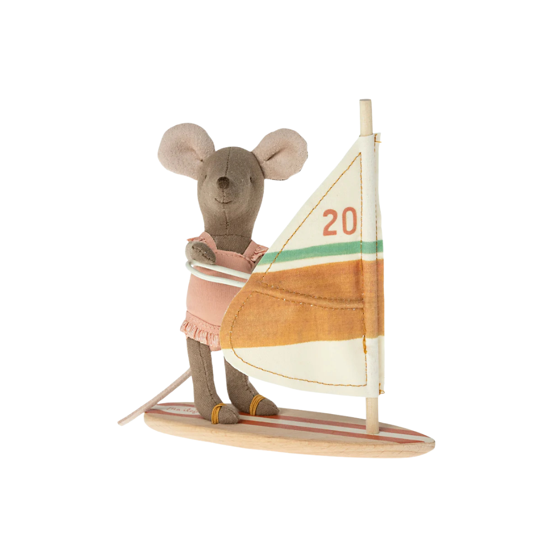 Surfer Mouse Little Sister | Maileg