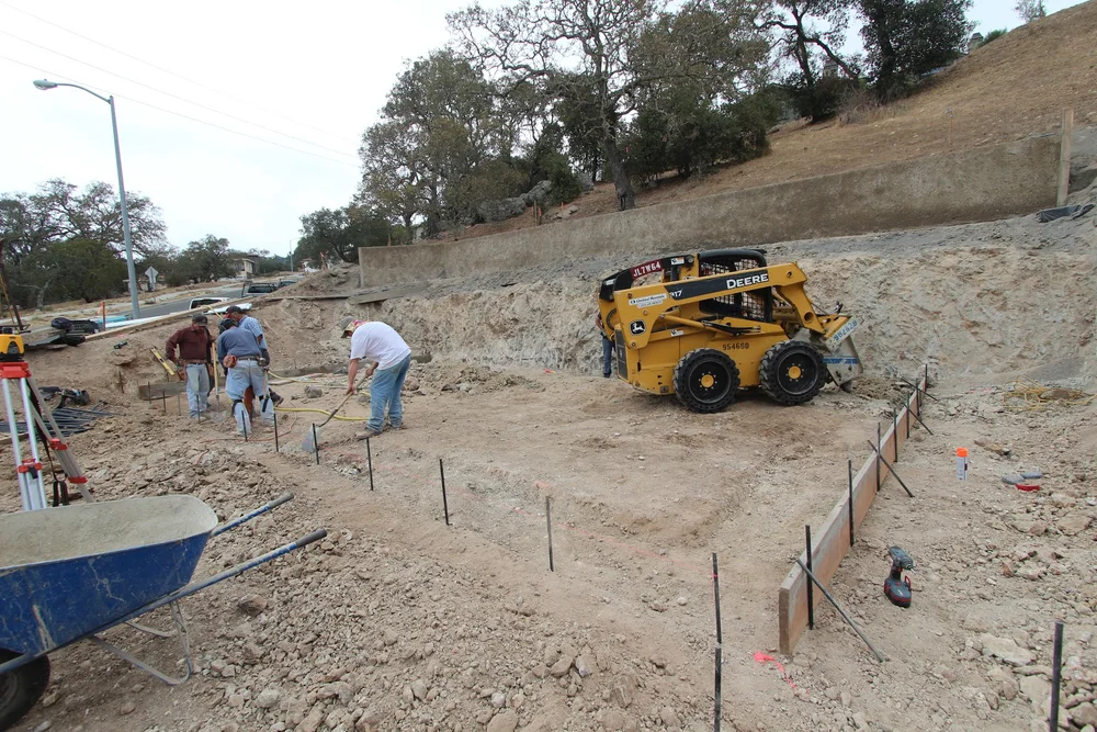 Watershed One Demonstration House Preparations For Suspended Slabs Watershed Materials Technology For New Concrete Blocks