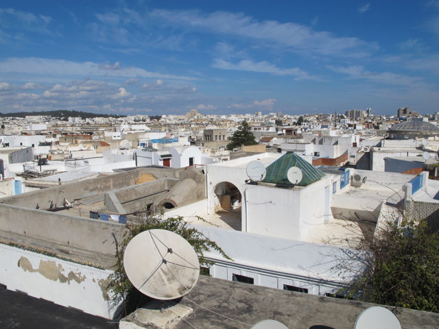Rooftops at the Medina of Tunis 