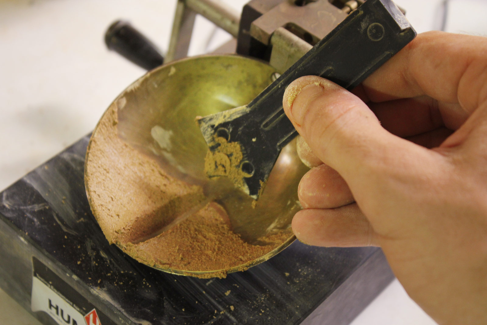 Measuring the liquid limit of clay minerals used in one of Watershed Materials’ geopolymer mix designs according to Atterberg Limits specifications. A careful understanding of the plasticity of each mineral component - the degree to which it will likely undergo changes in character as its water content changes - is paramount to determining its suitability for various stabilization approaches as well as target mix design proportions.