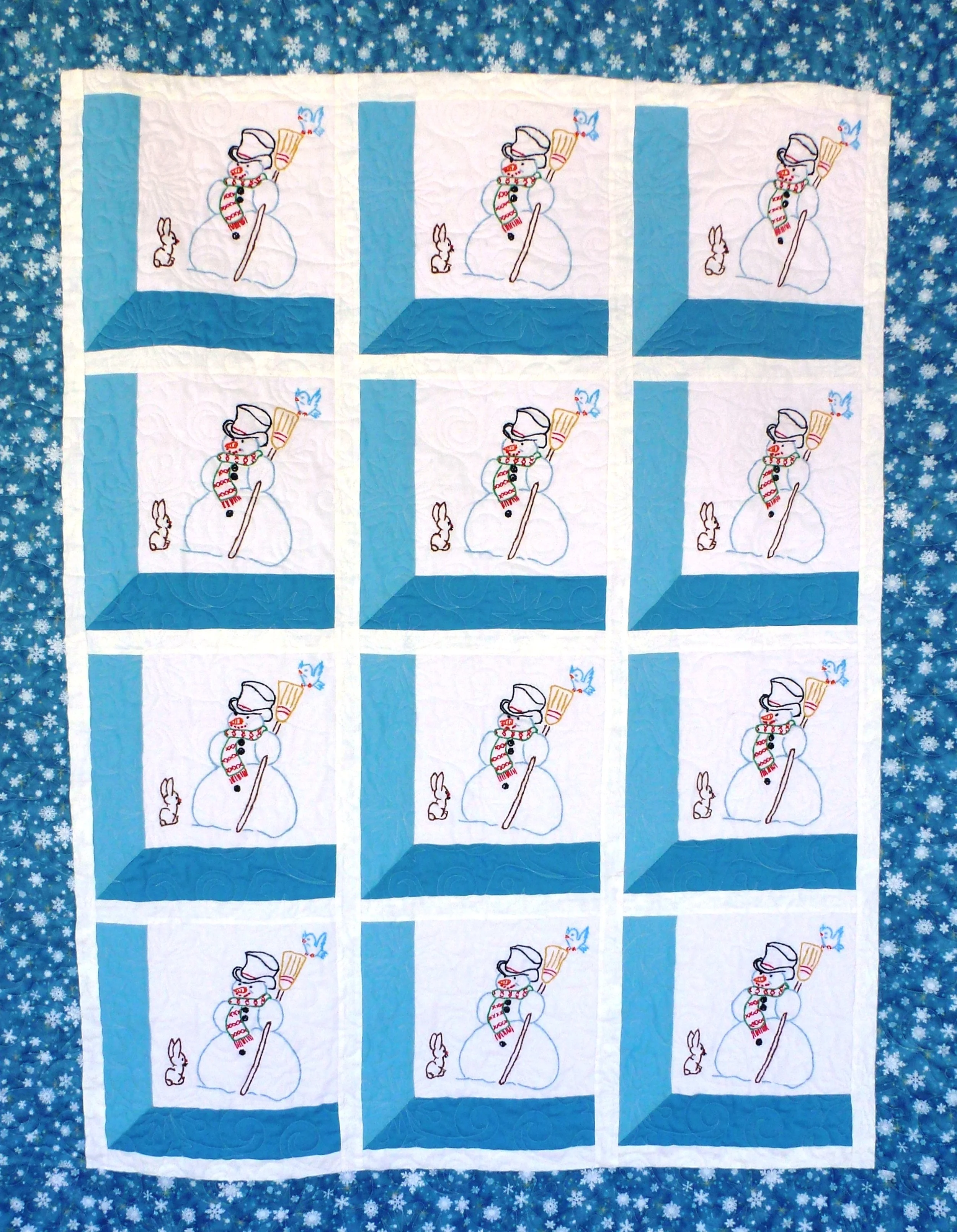 snowman quilt kit - JD 733-291 - PICTURE.JPG