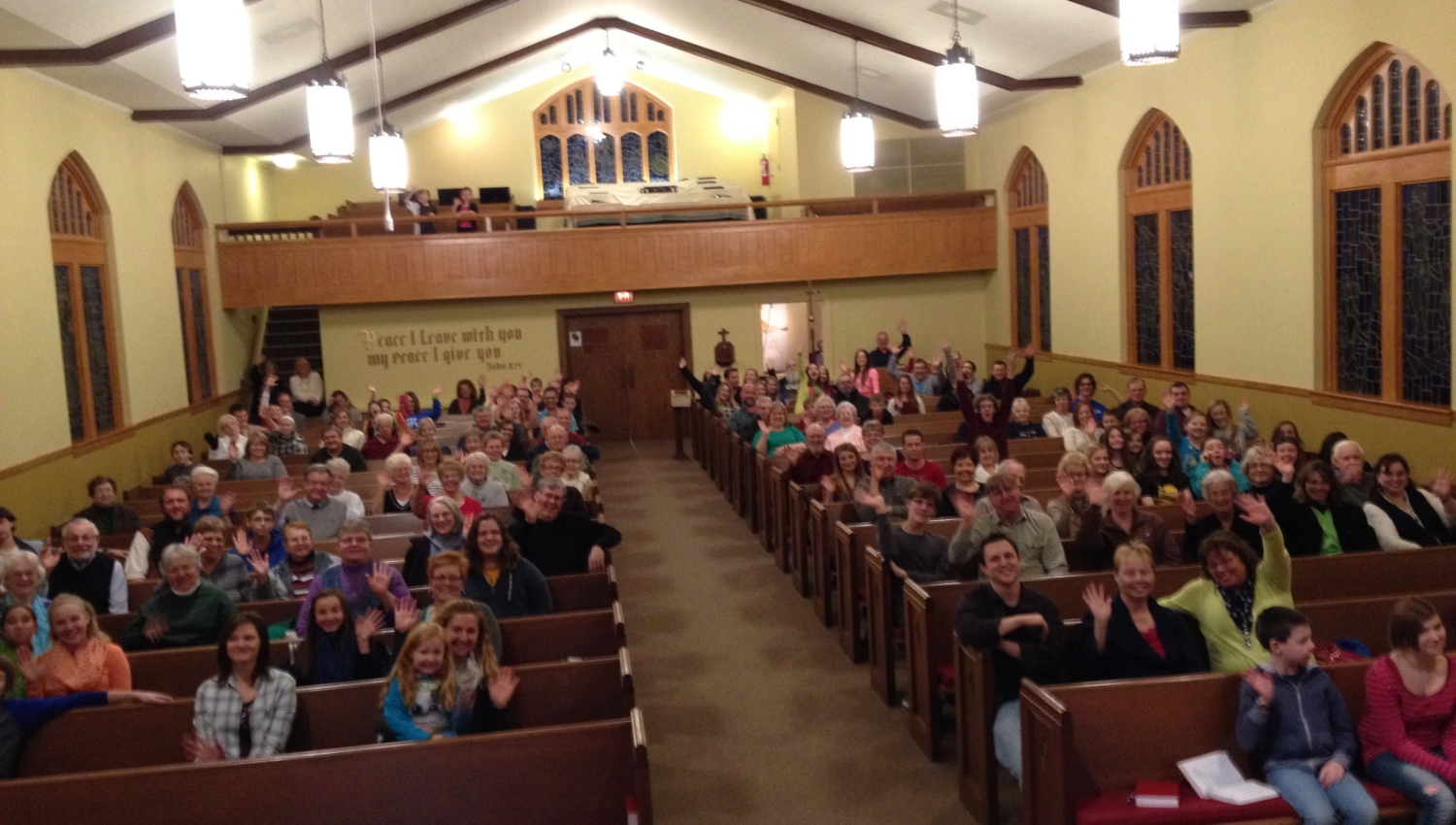 Check out this awesome crowd in Southern Illinois!