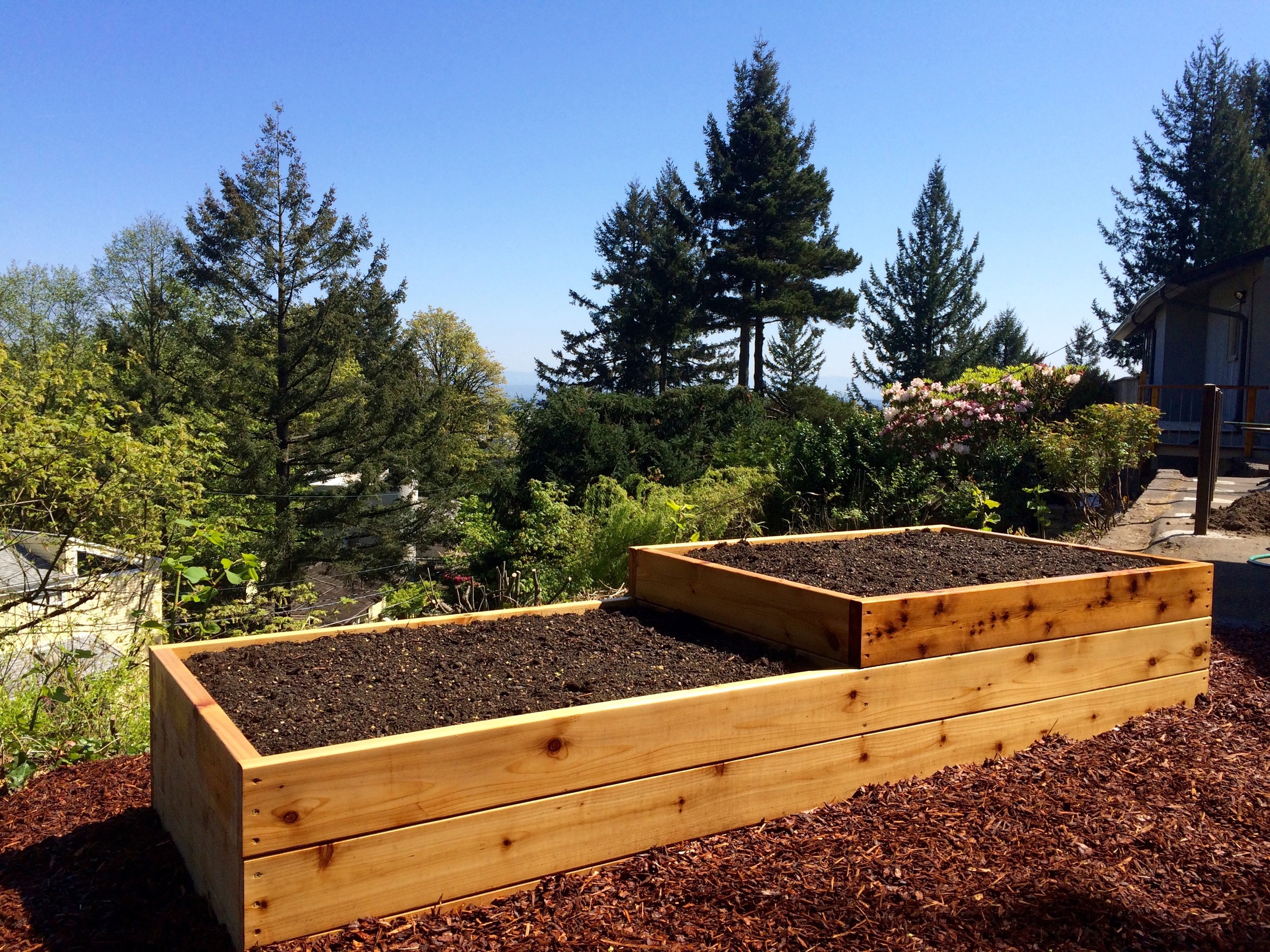 Terraced Raised Garden Bed