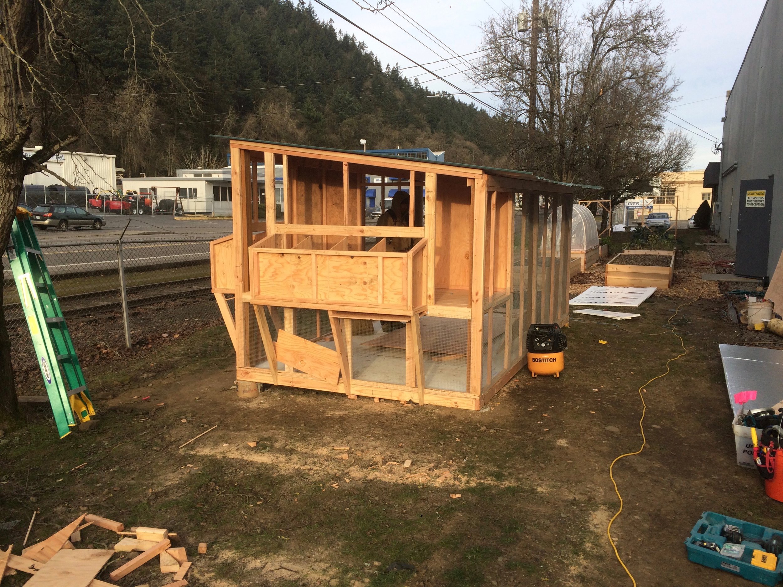 Ready for insulation and siding