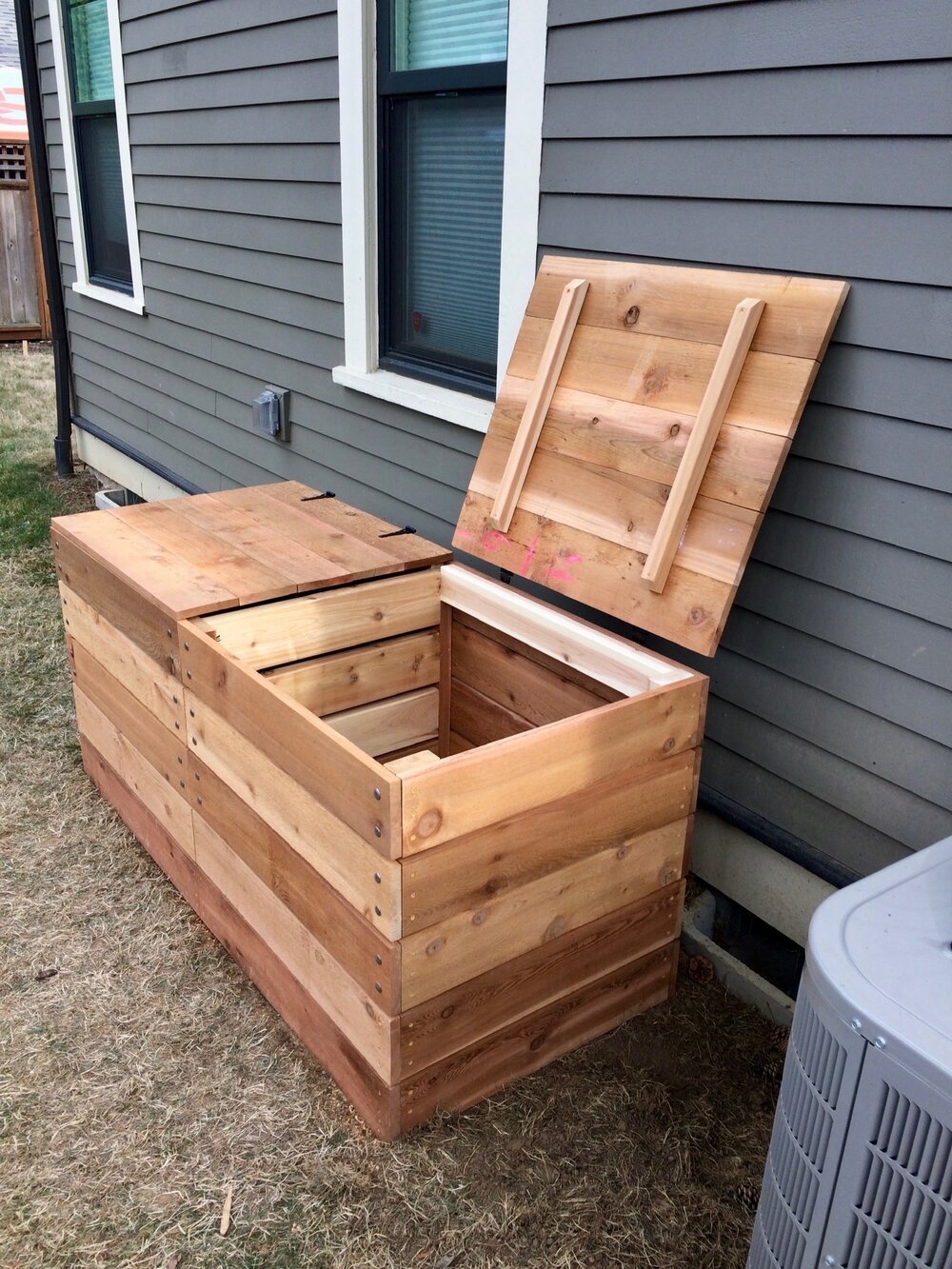 2 Bin Cedar Compost System