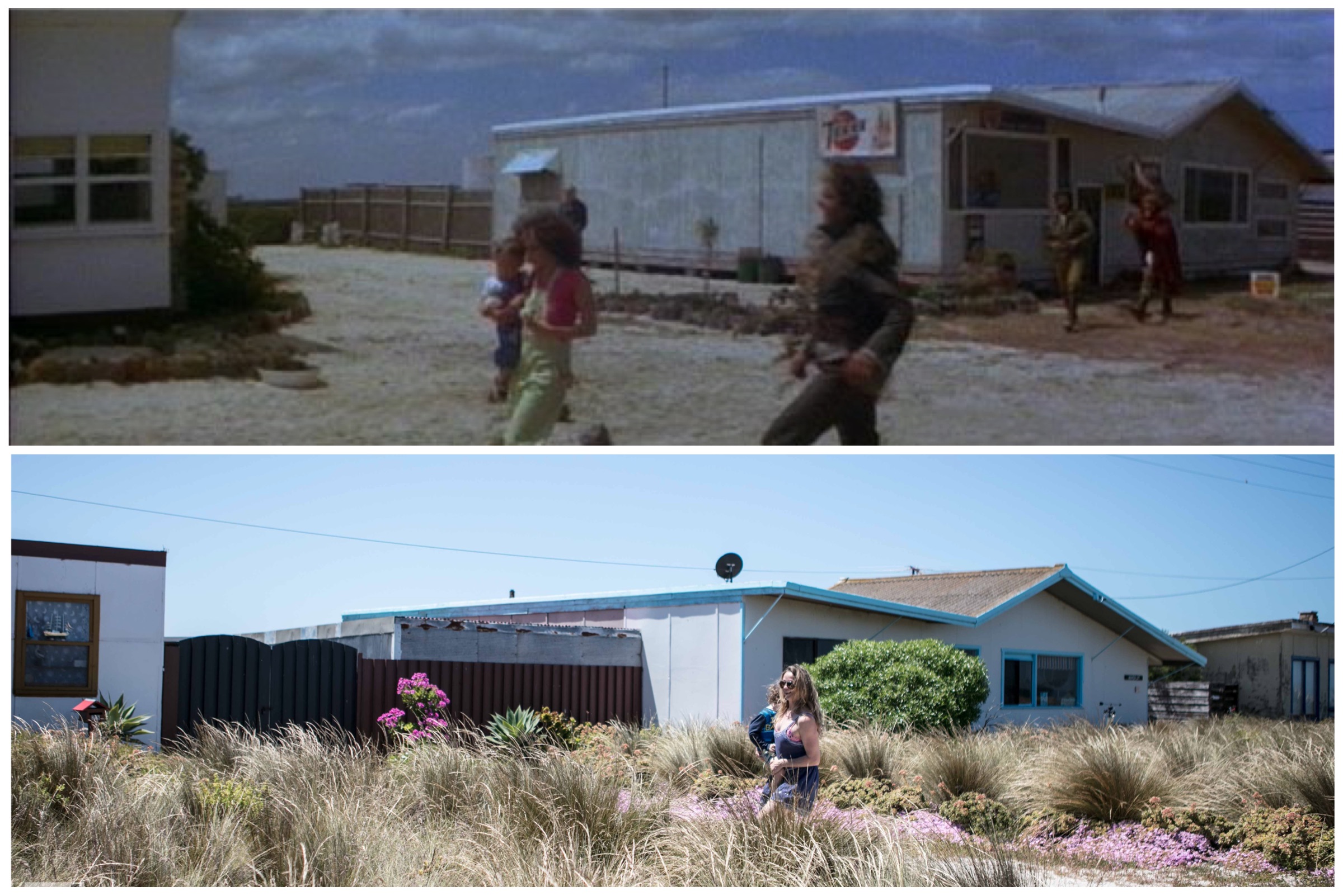 I know its hard to tell the difference - but Mamma's reenactment is the bottom one! 