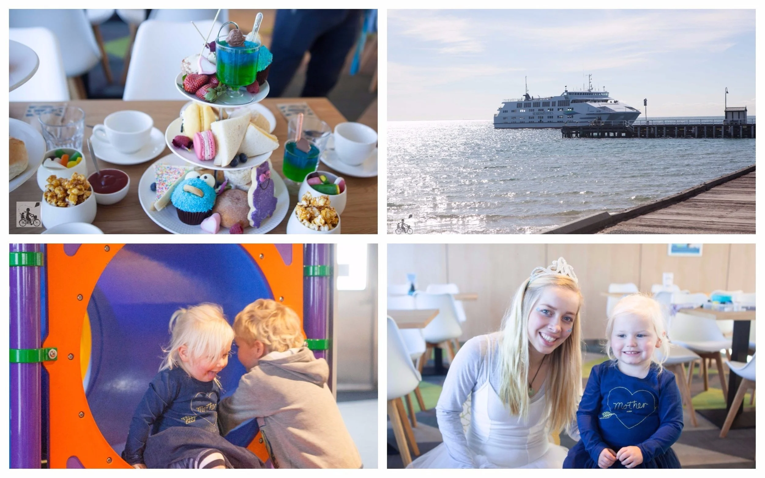 kids high tea onboard searoads ferry, queenscliff