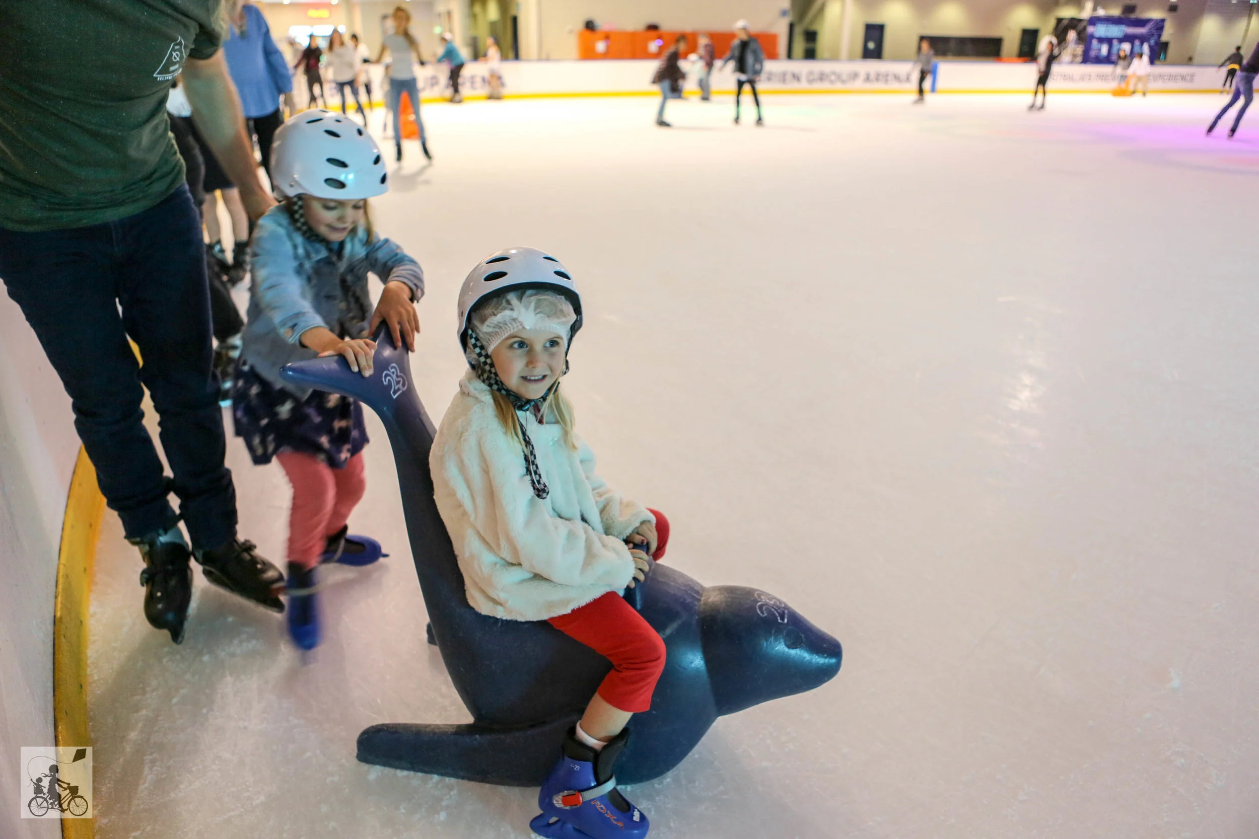 ice skating o'brien group arena, docklands