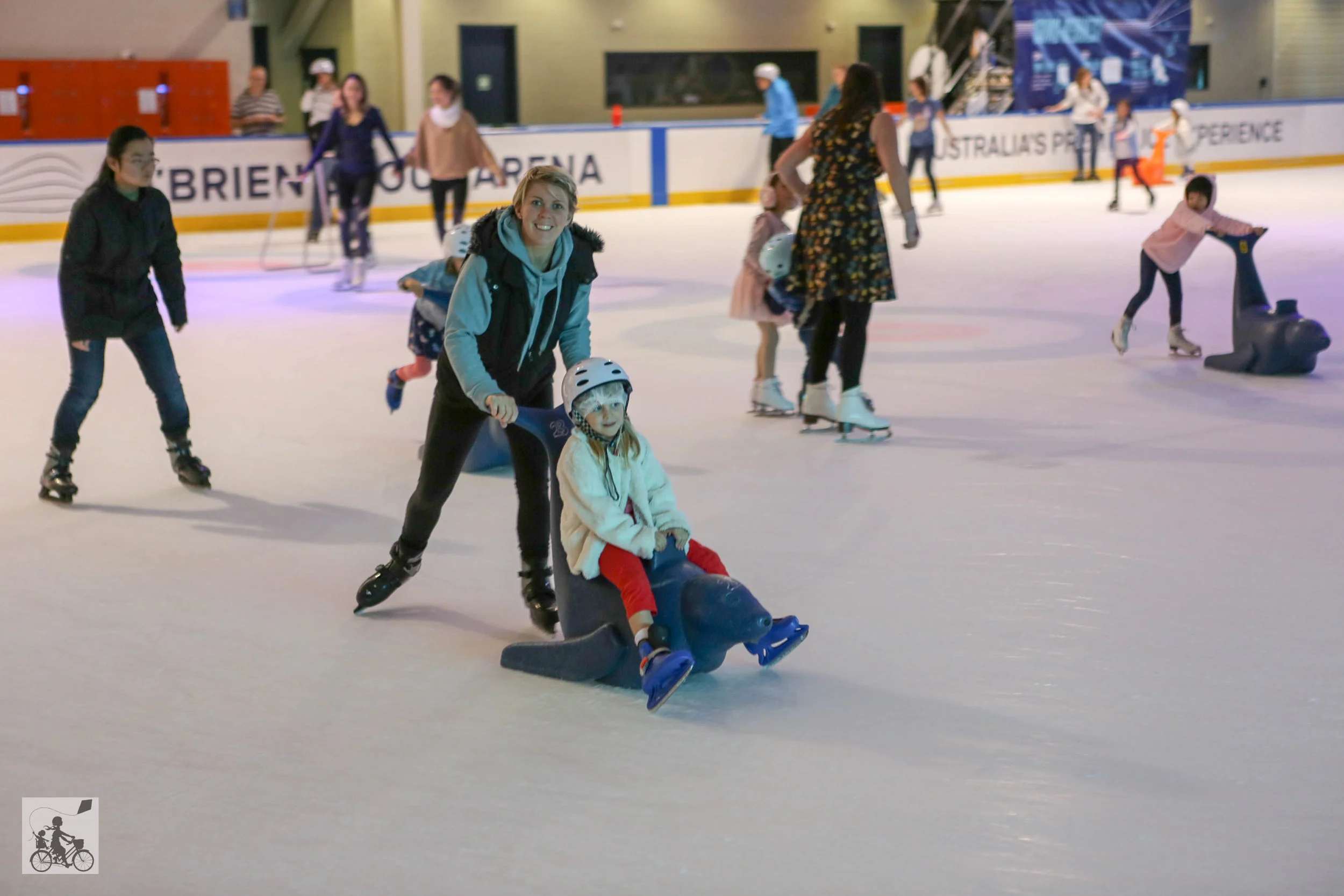 ice skating o'brien group arena, docklands