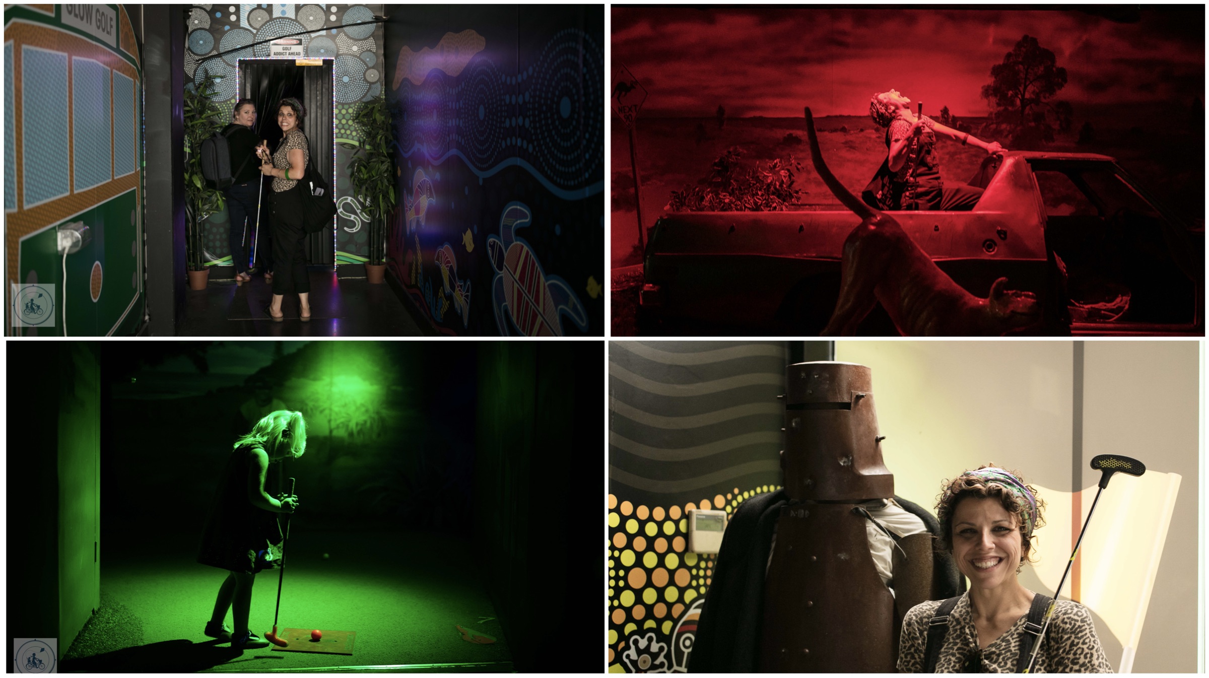 glow golf, the district docklands
