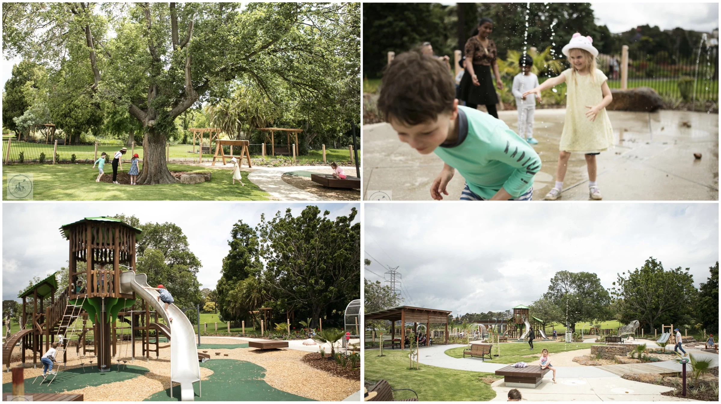footscray park's play space and water play