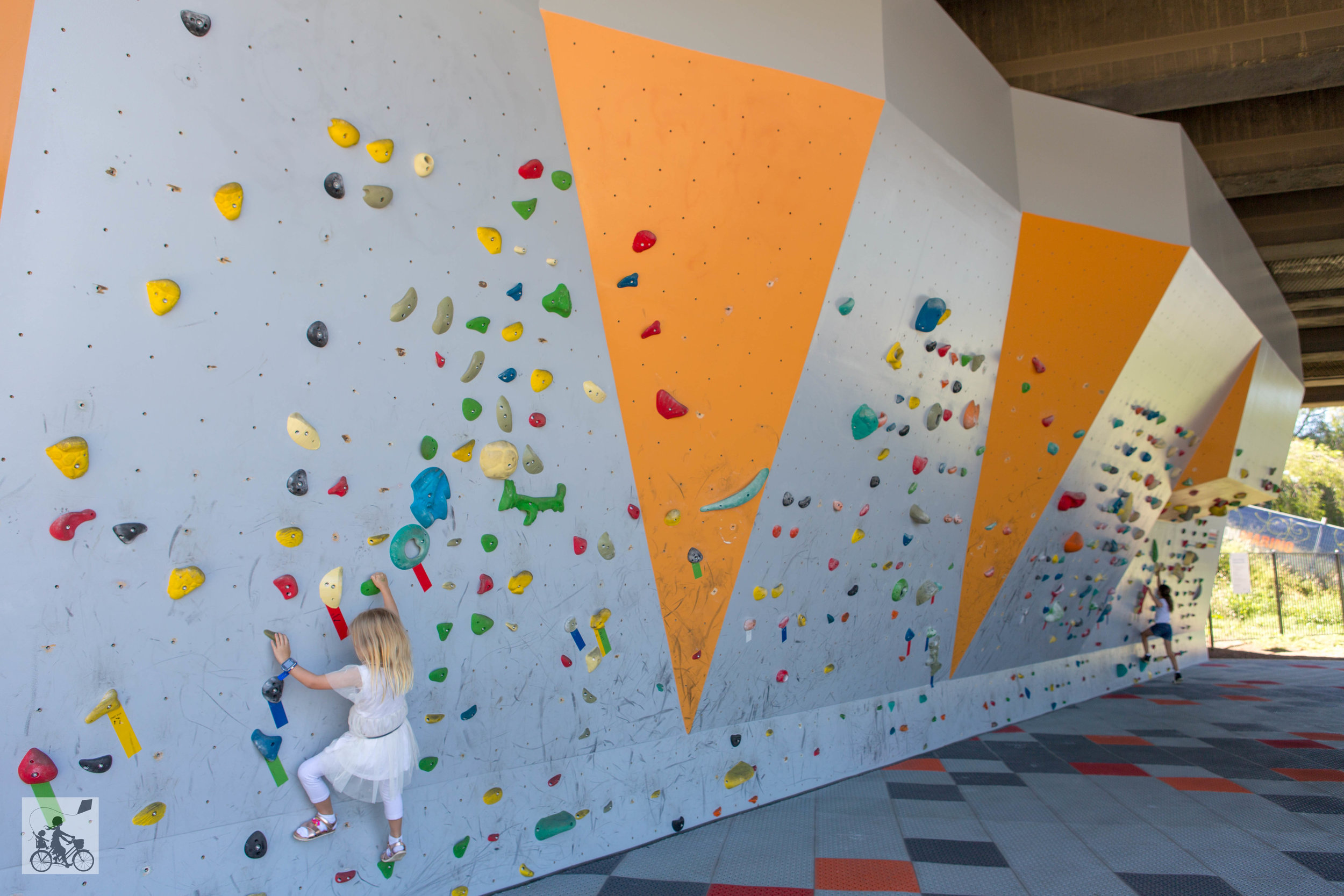 Footscray's Free climbing wall