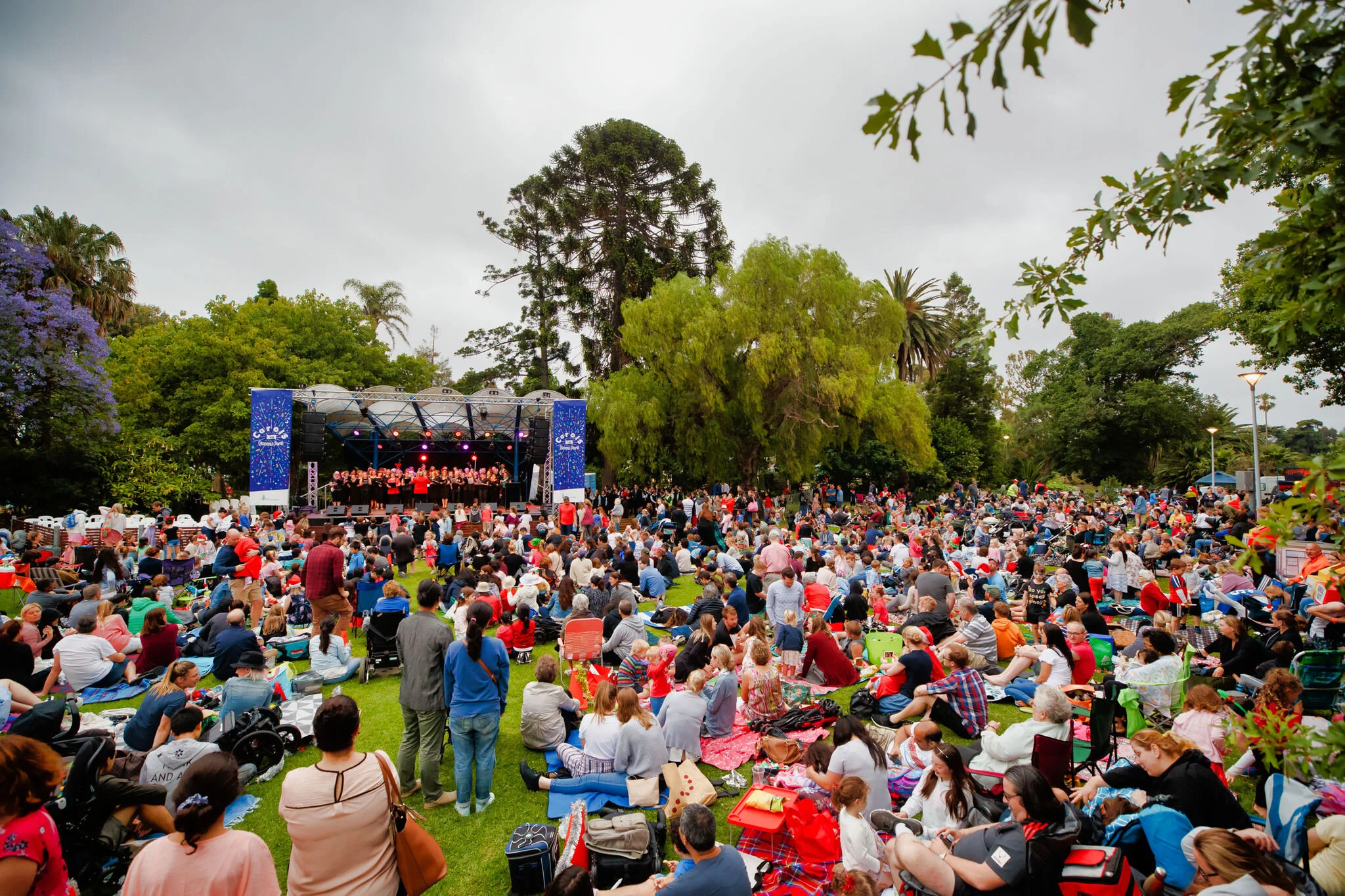 carols in queens park 2019, moonee ponds