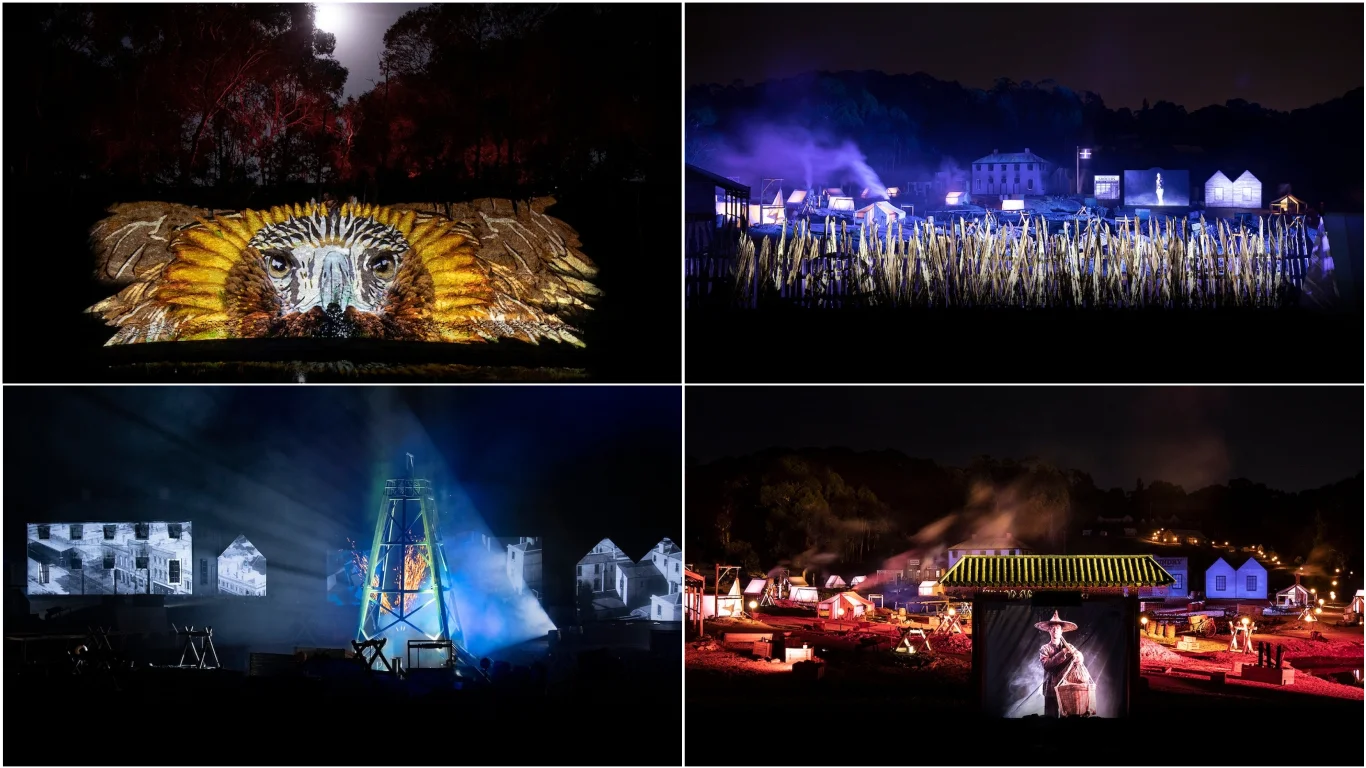 aura - sovereign hill's sound and light show, ballarat