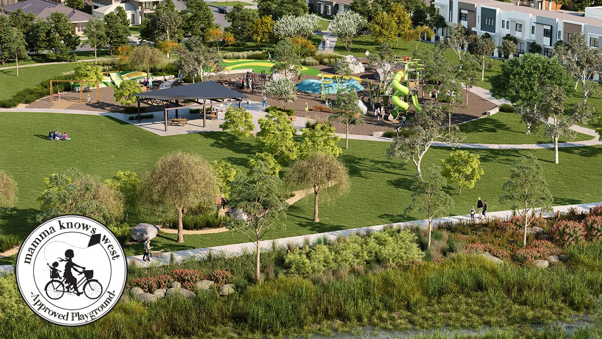 SNEAK PEEK at Raffles Walk Park at Cornerstone Werribee...coming 2021