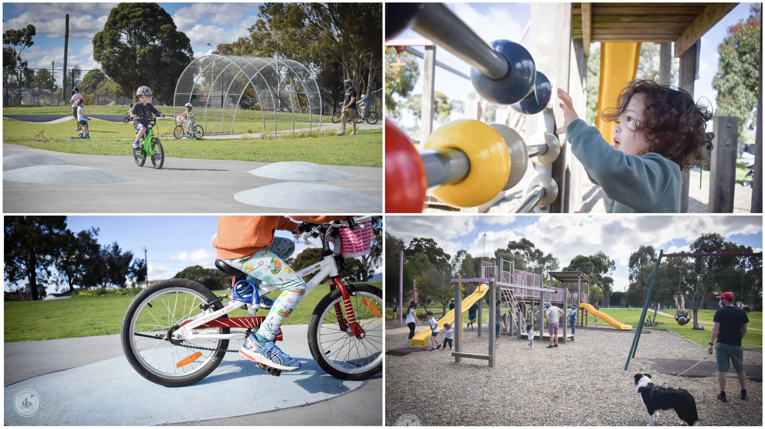 hansen reserve junior bike skills and playground, west footscray