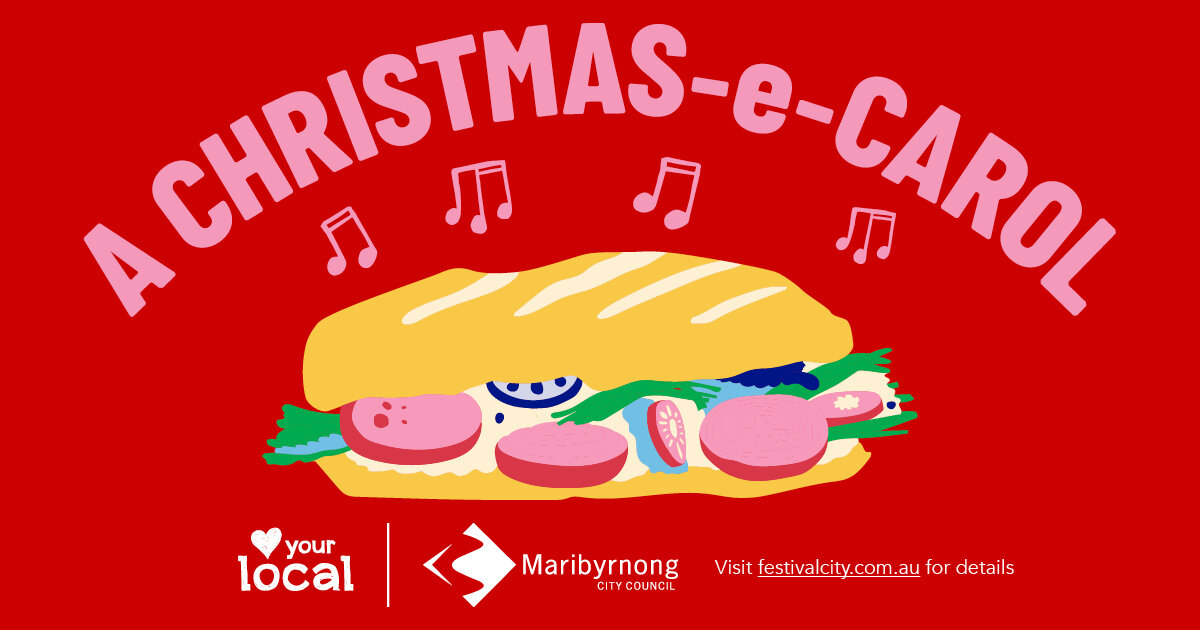 a christmas e-carol, maribyrnong!