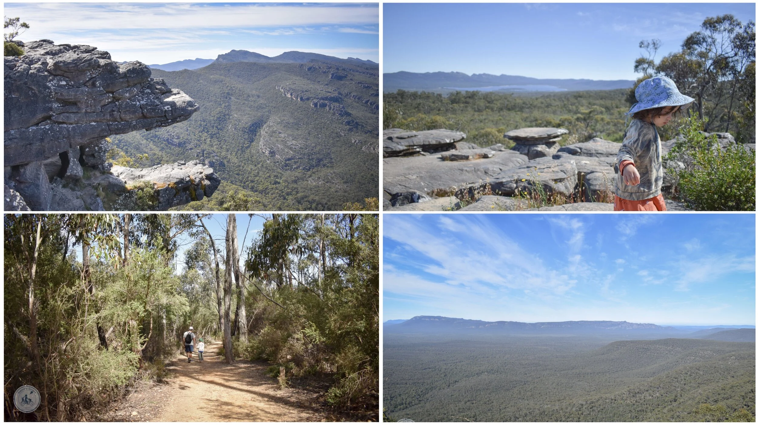 the balconies hike and reeds lookout, the grampians