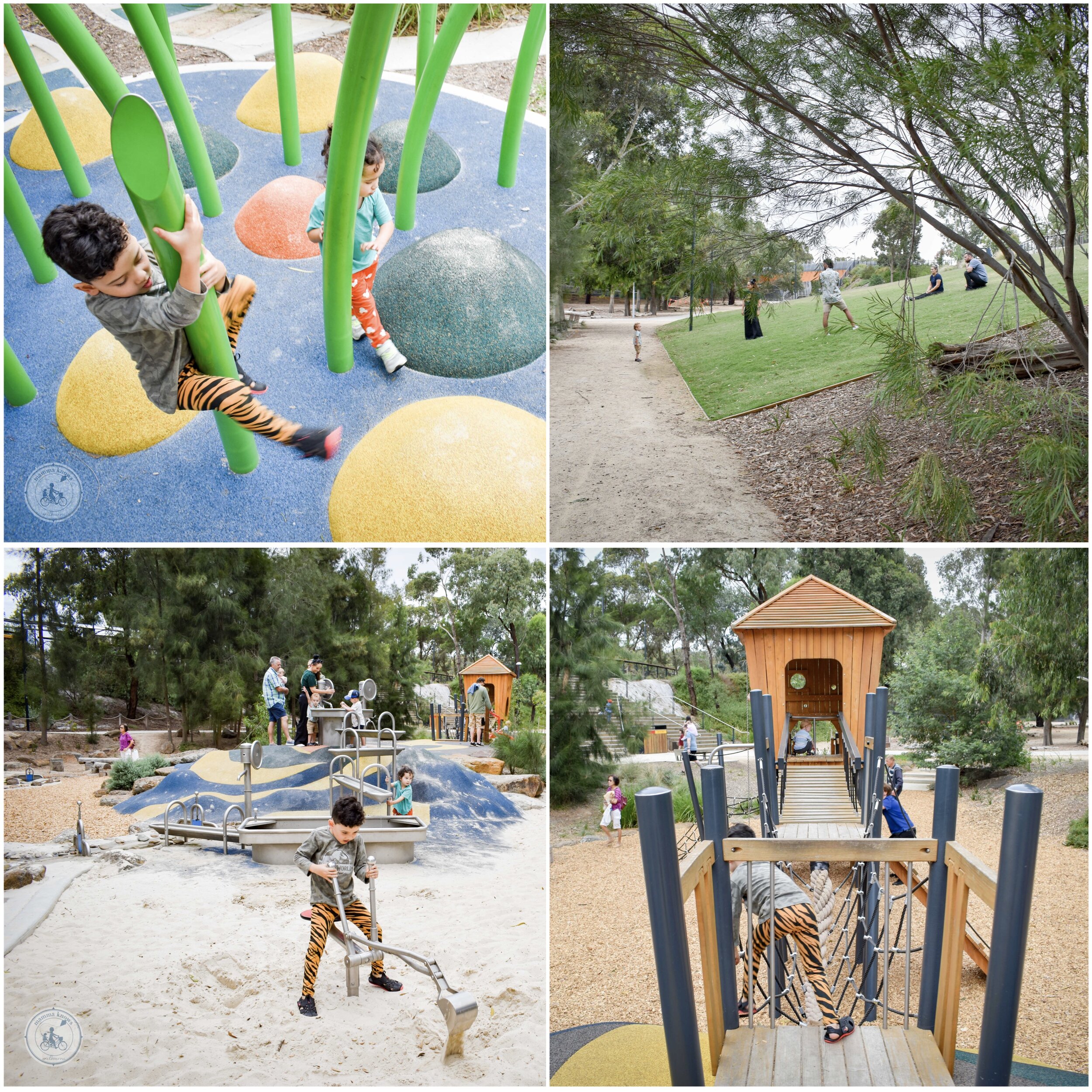 nature play playground wyndham park, werribee