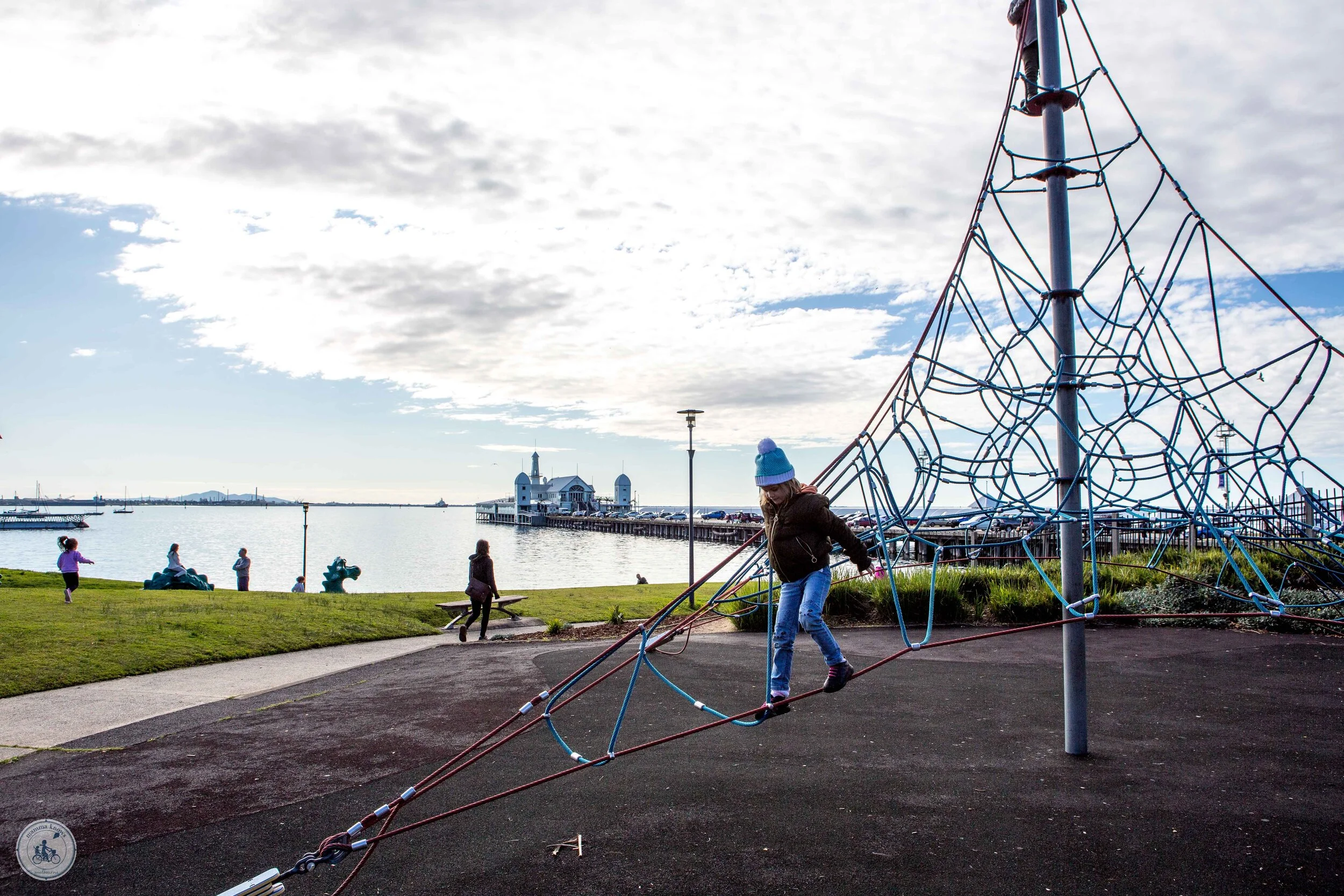 poppy kettle playground, geelong waterfront