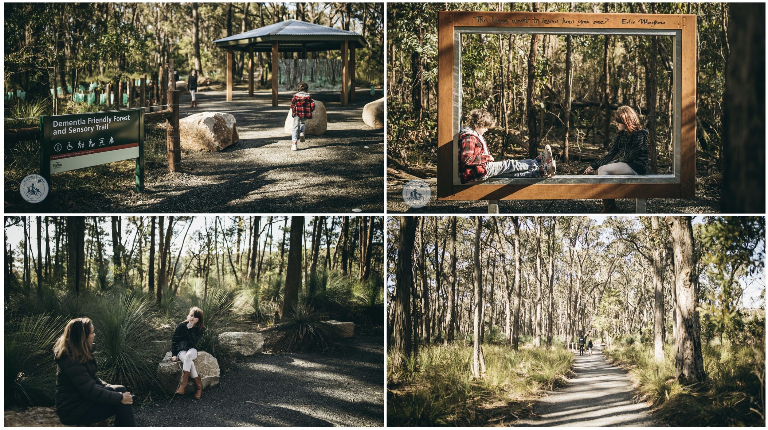 wander walk - dementia friendly forest and sensory trail, ballarat
