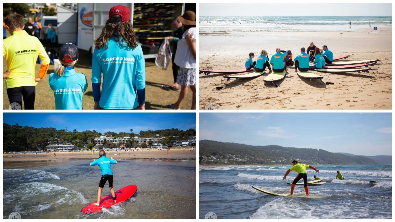 surf lessons with go ride a wave -  great ocean road 