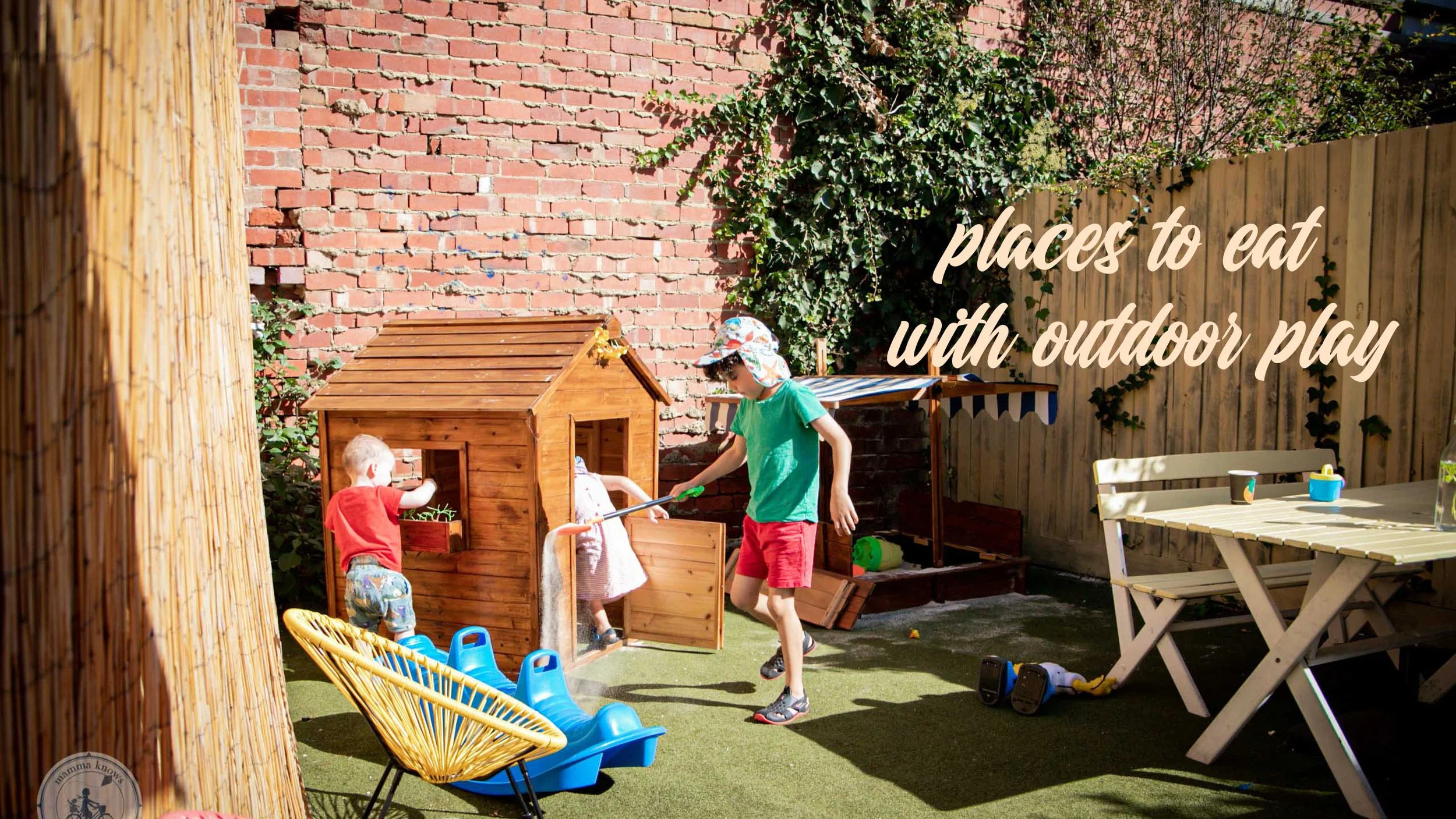 THE BEST places to eat with OUTDOOR play areas in THE WEST