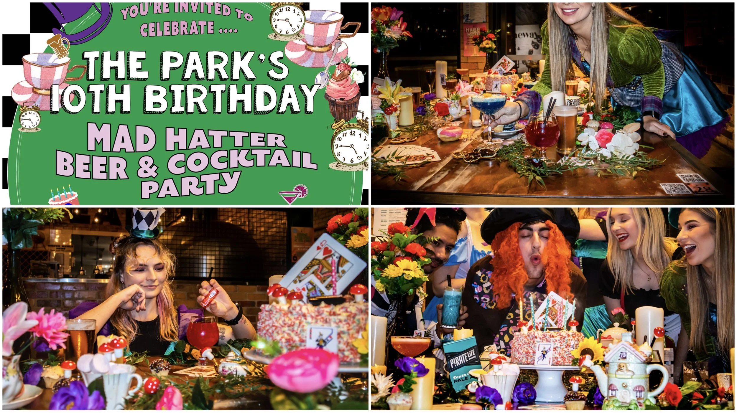The Park Hotel celebrates 10 years with a Mad Hatter Beer and Cocktail Party!
