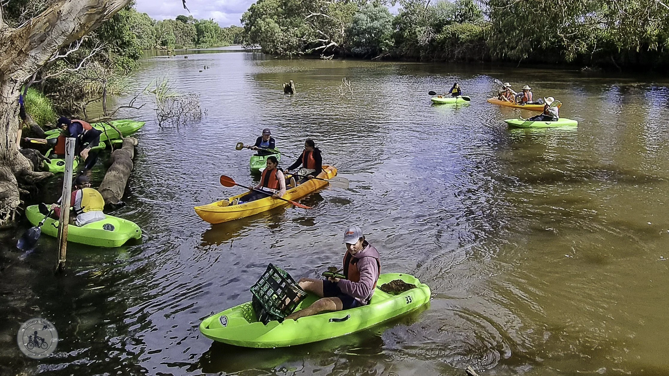 paddle the werribee river, werribee
