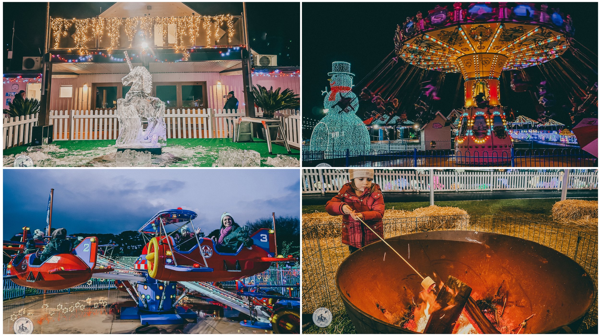 winter glow at adventure park, wallington 