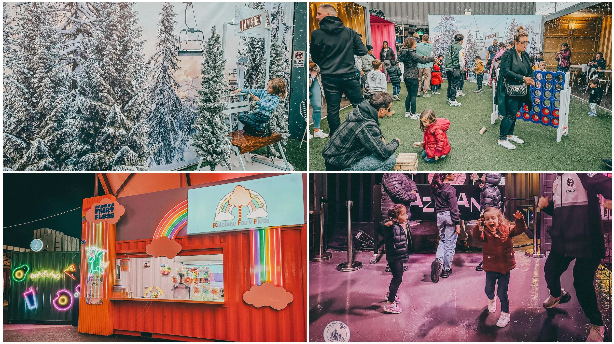 winter wonderland at grazeland melbourne, spotswood