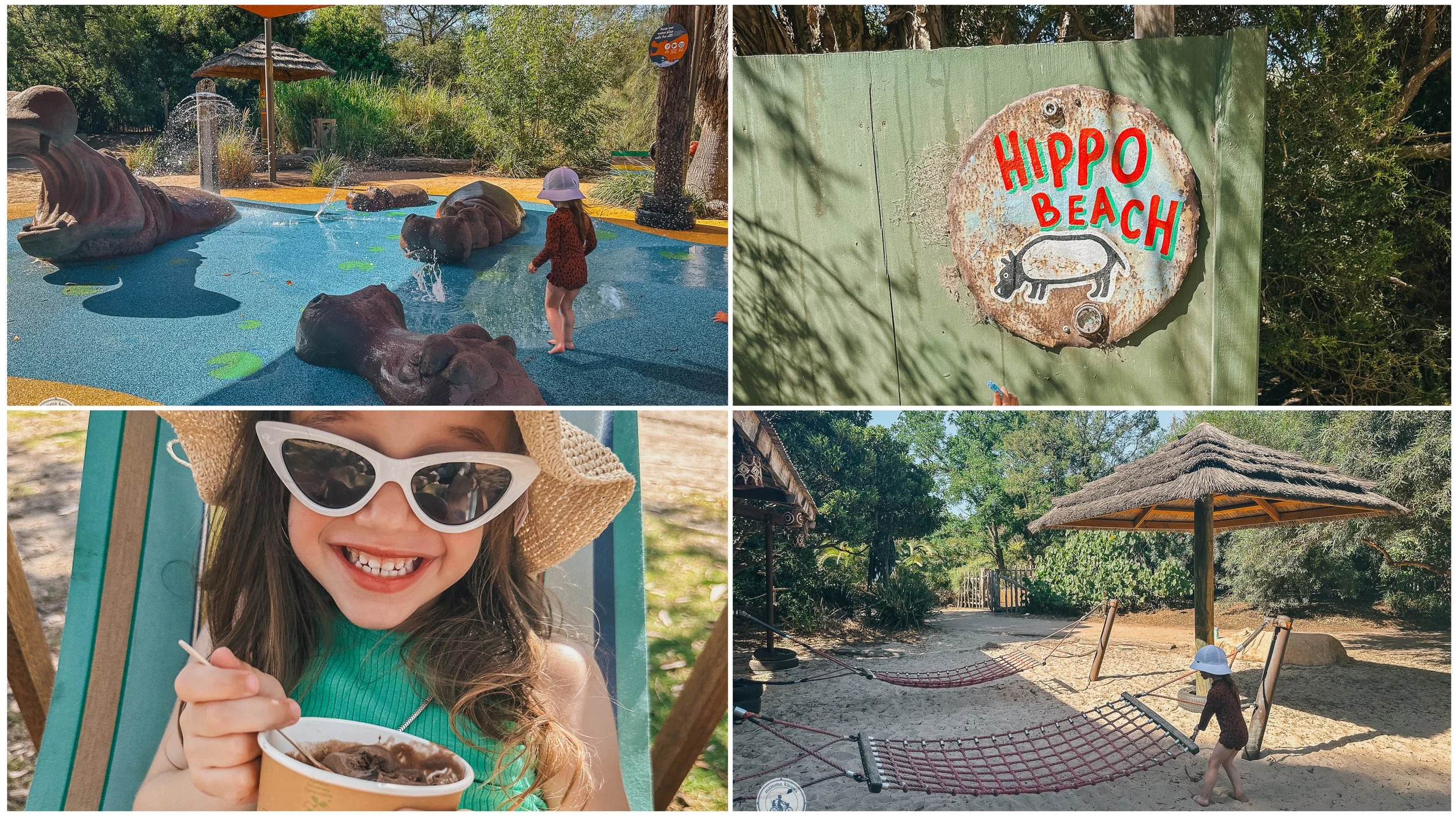 hippo beach and water play @ werribee zoo, werribee