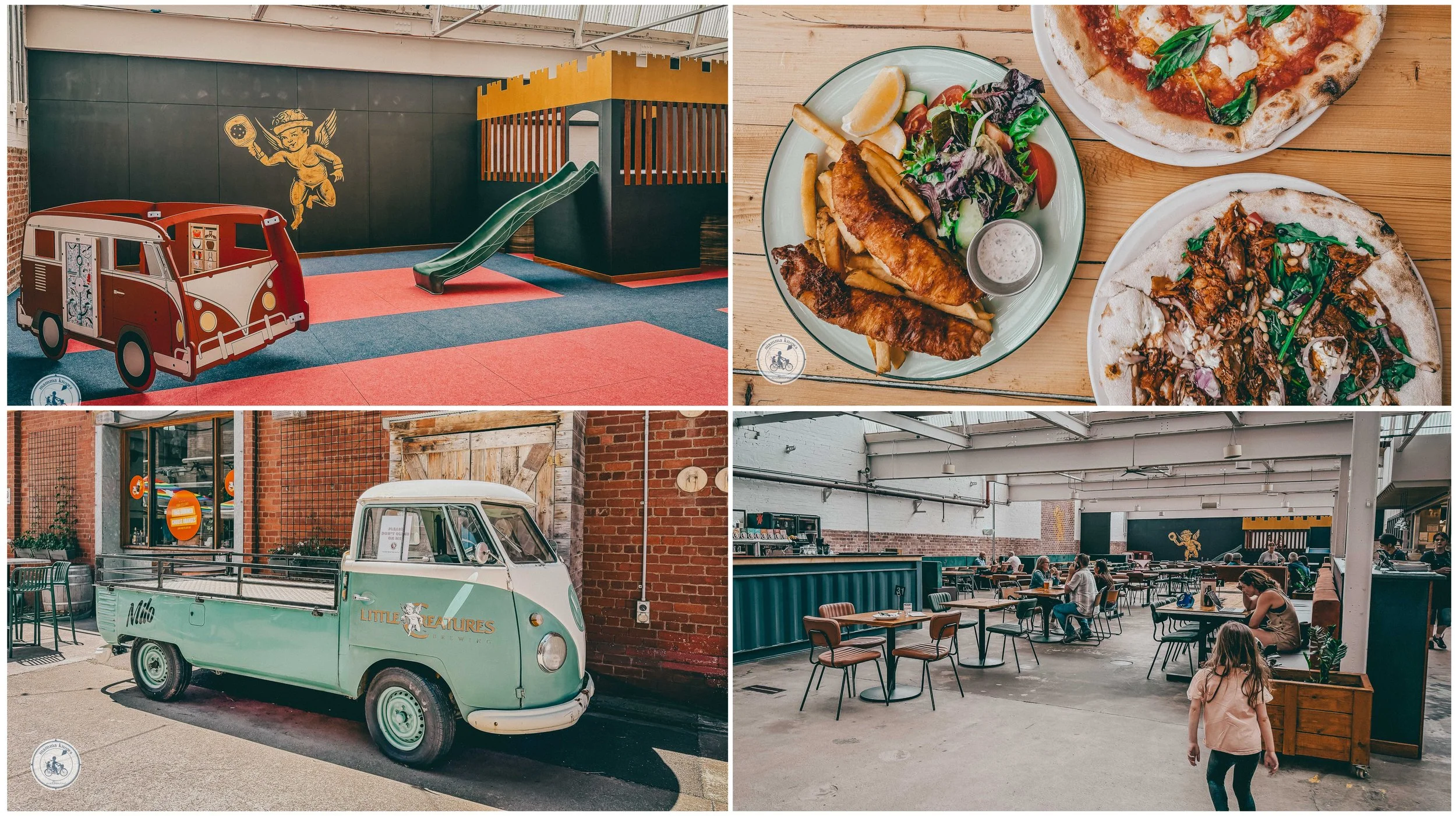 the canteen at little creatures brewery, geelong