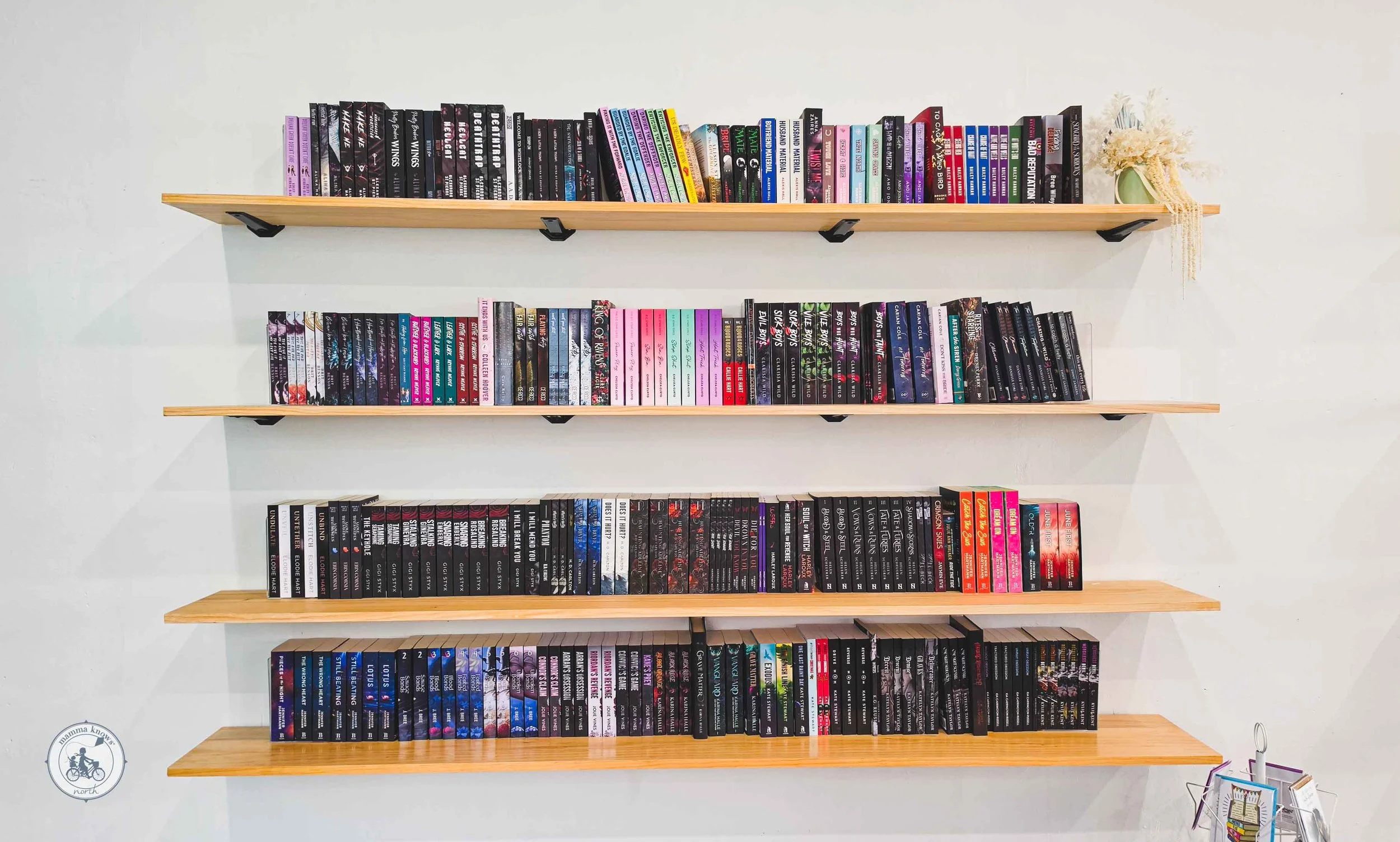 Trilogy of Romance Book Cafe, Ascot Vale, Copyright Mamma Knows West