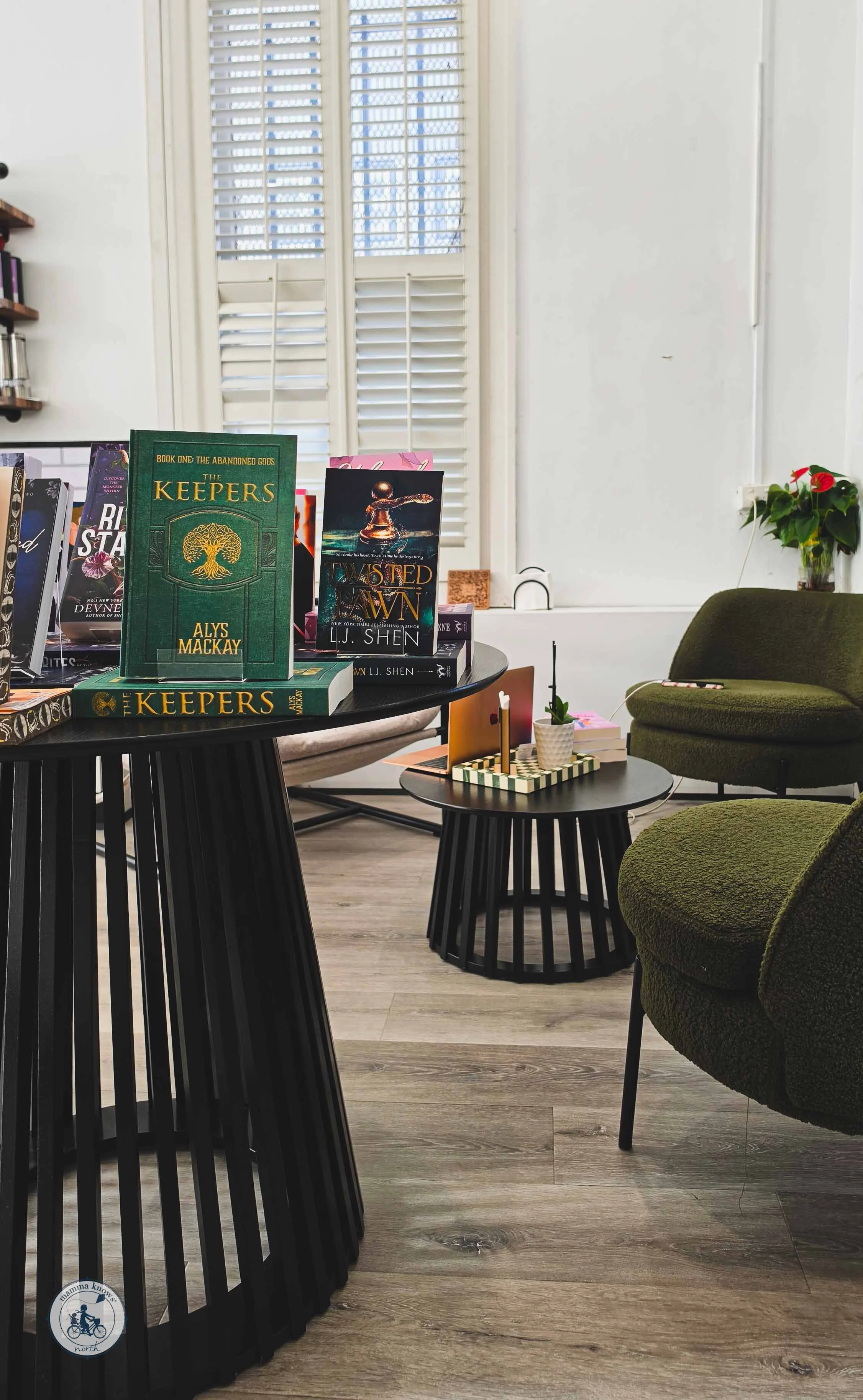 Trilogy of Romance Book Cafe, Ascot Vale, Copyright Mamma Knows West