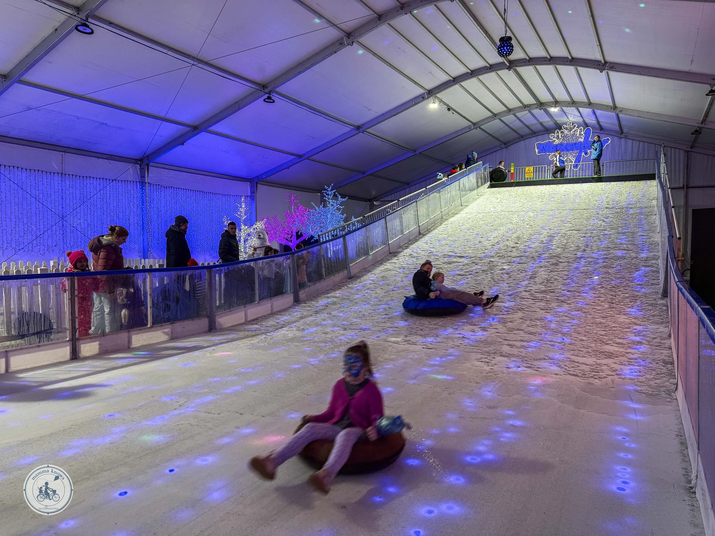 winter glow at adventure park, wallington
