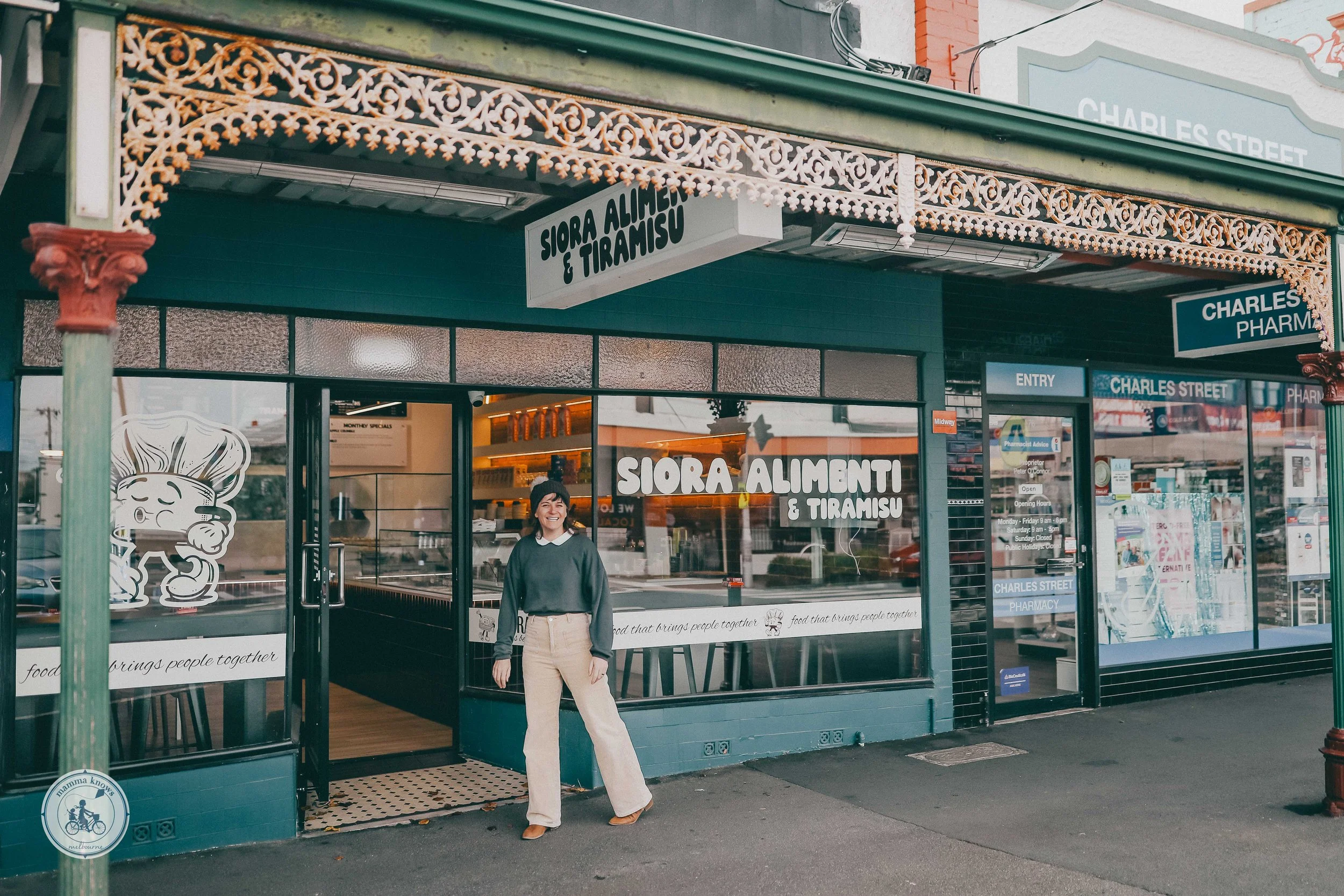 siora alimenti and tiramisu, seddon